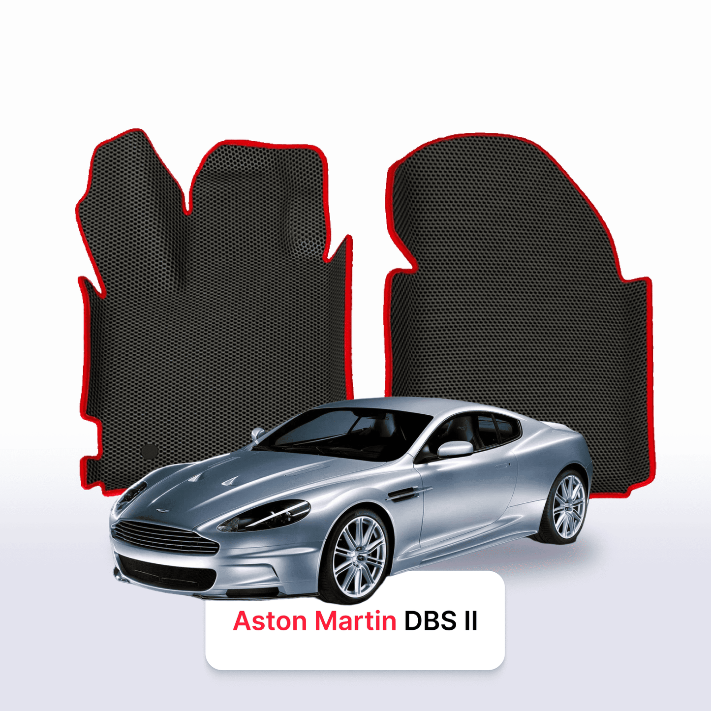 Fußmatten EVAMATS für Aston Martin DBS 2 Gen 2007-2012 Jahr COUPE