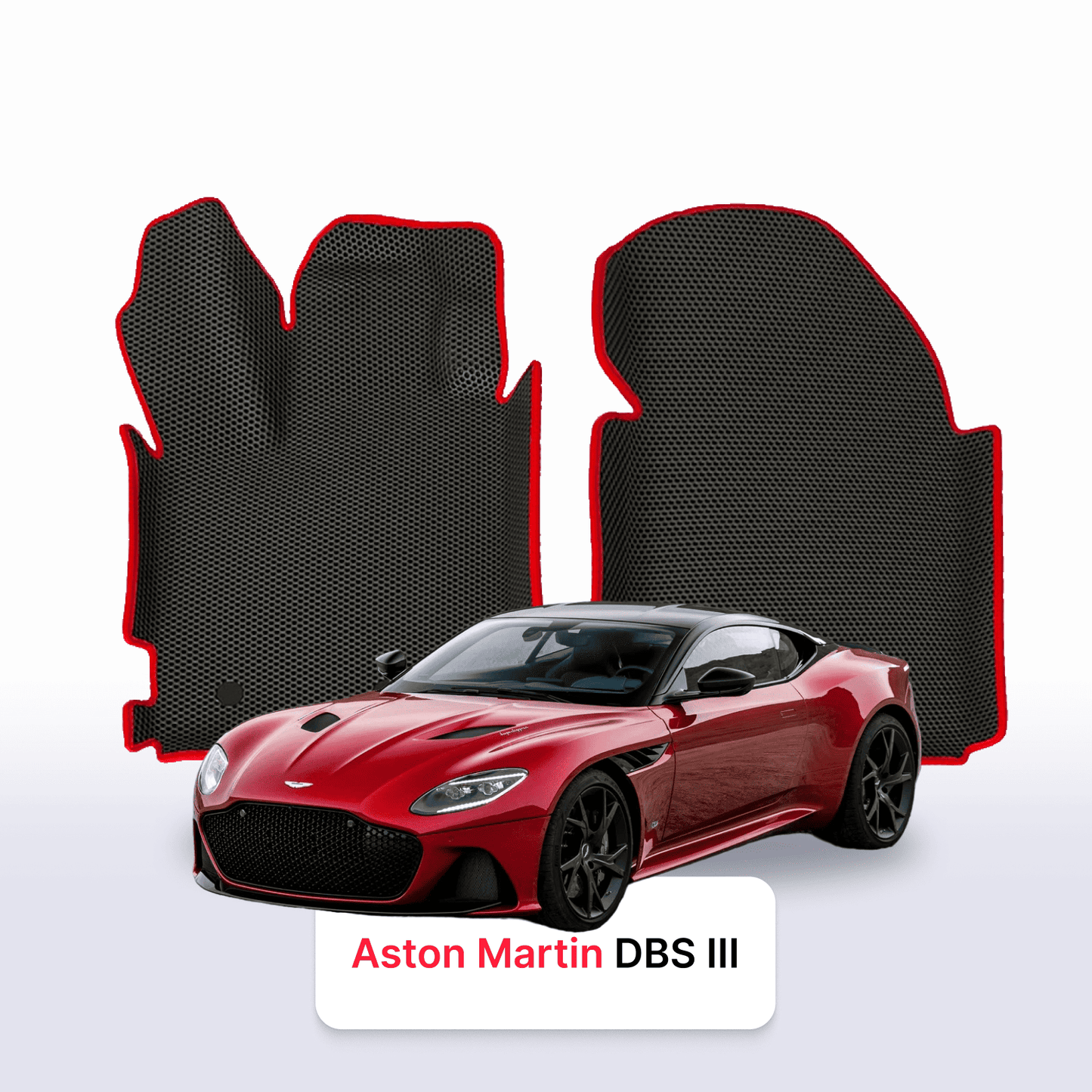 Fußmatten EVAMATS für Aston Martin DBS 3 Gen 2018-2023 Jahr COUPE