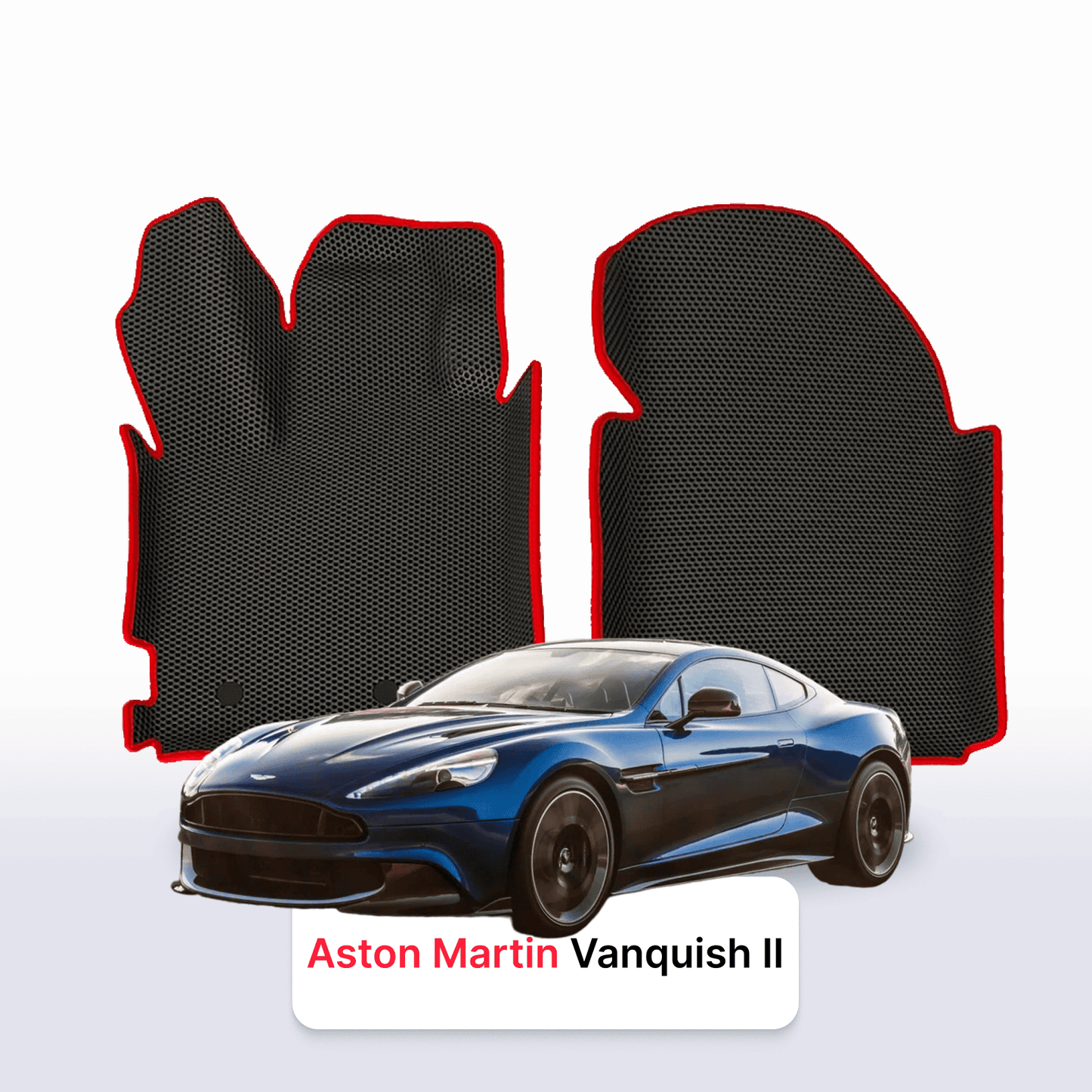 Fußmatten EVAMATS für Aston Martin Vanquish 2 Gen 2012-2018 Jahr COUPE-S