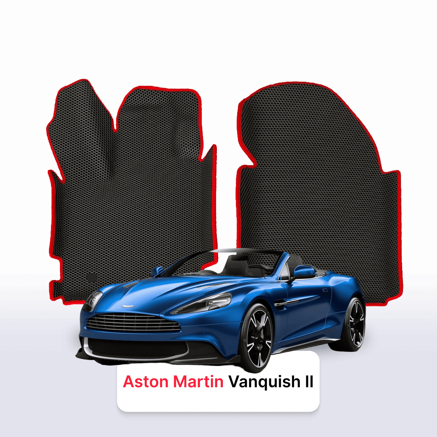Fußmatten EVAMATS für Aston Martin Vanquish 2 Gen 2012-2018 Jahr ROADSTER-S