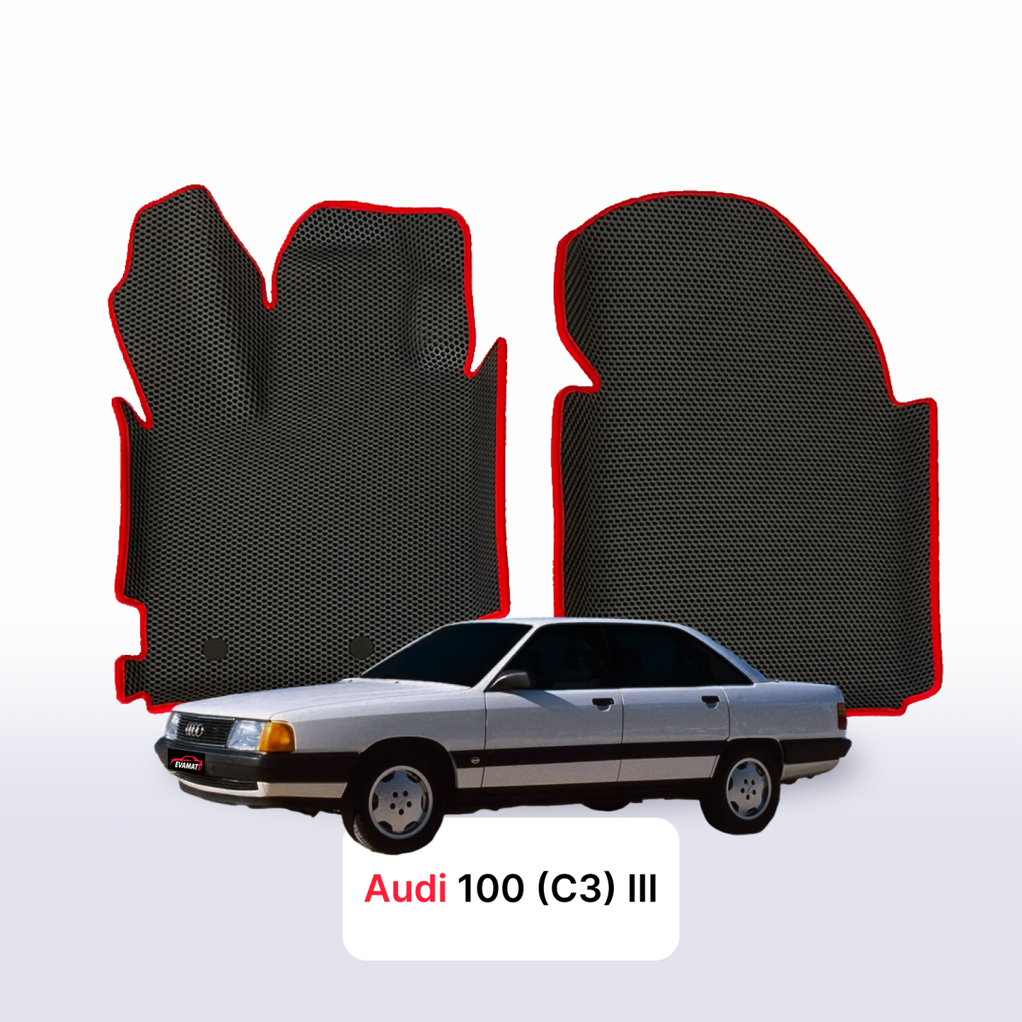 Fußmatten EVAMATS für Audi 100(C3) 3. Generation 1988-1991 Jahr SEDAN