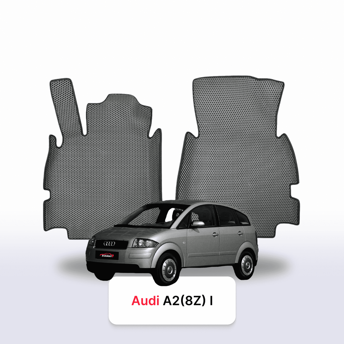 Fußmatten EVAMATS für Audi A2(8Z) 1. Generation 1999–2007, Schrägheck, 5-türig
