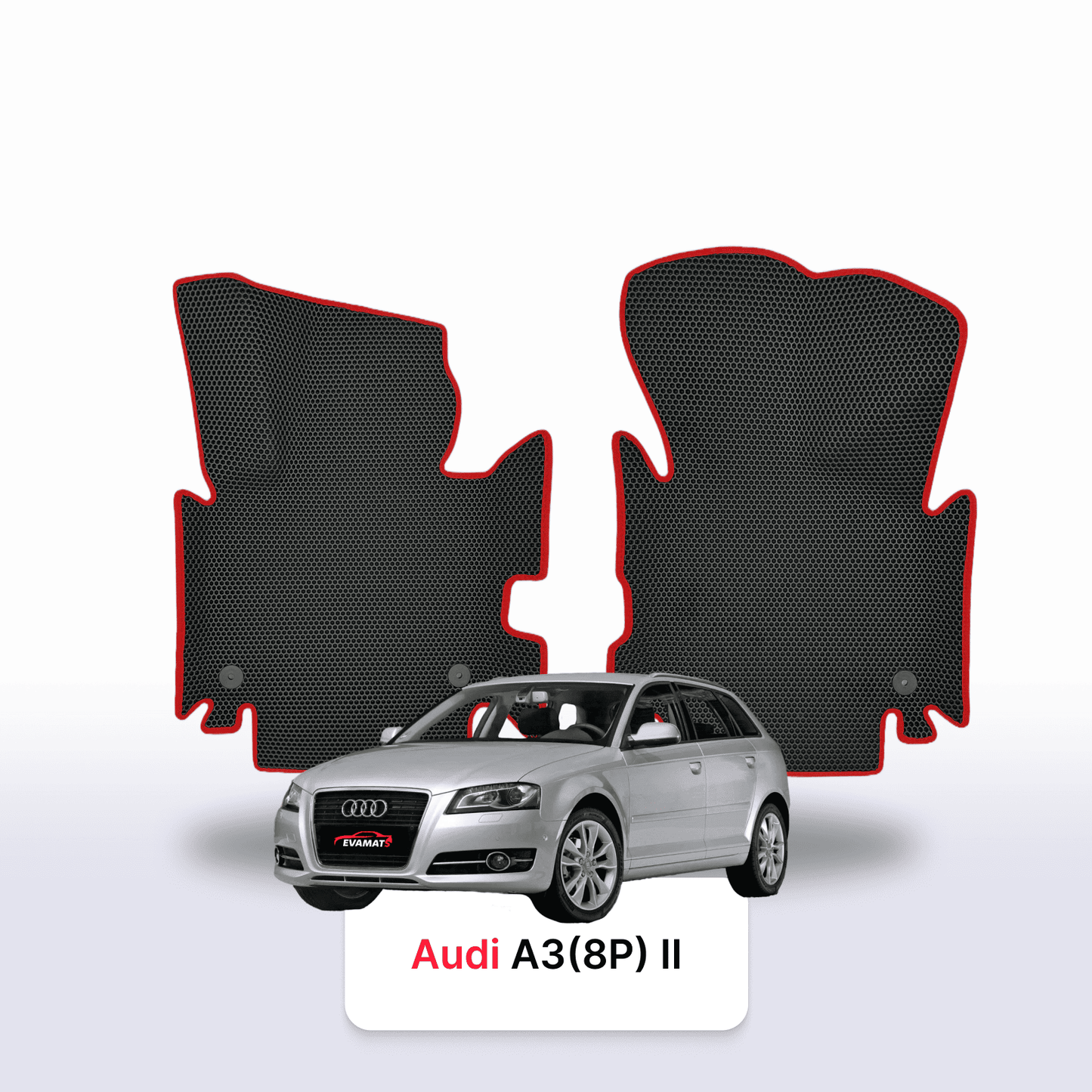 Fußmatten EVAMATS für Audi A3(8P) Sportback 2. Generation 2003-2013 Jahr FLIEßHECK 5-Türer