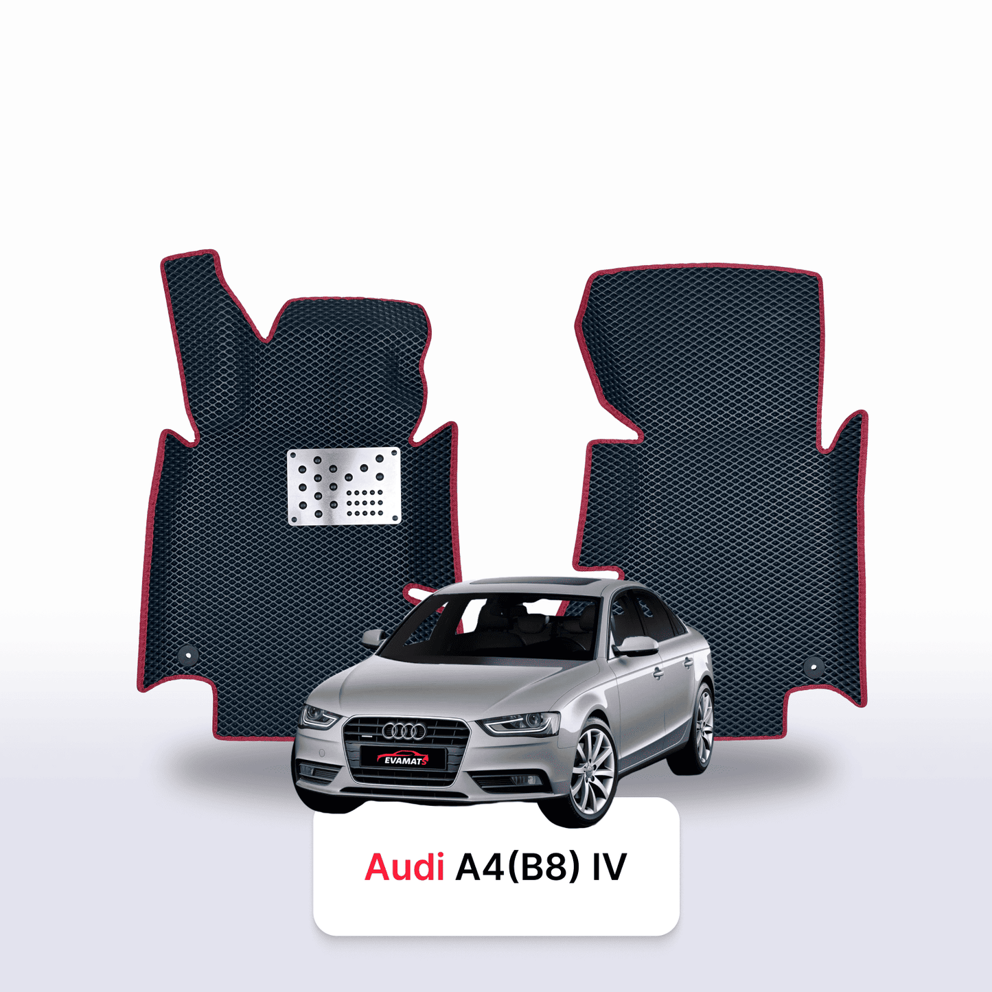 Fußmatten EVAMATS für Audi A4(B8) 4. Generation 2007–2015, Limousine