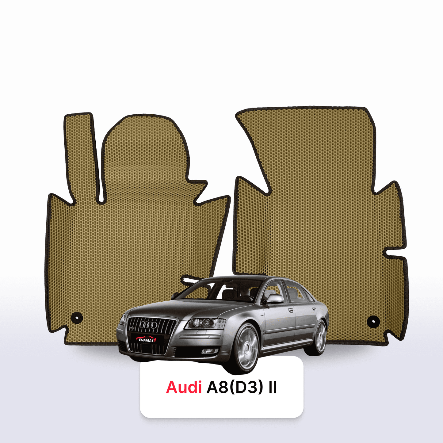 Fußmatten EVAMATS für Audi A8(D3) 2 gen 2002-2010 rok SEDAN LONG