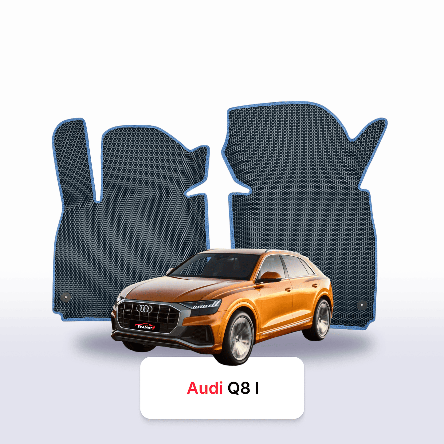 Fußmatten EVAMATS für Audi Q8 1 Gen 2018-2025 Jahr SUV