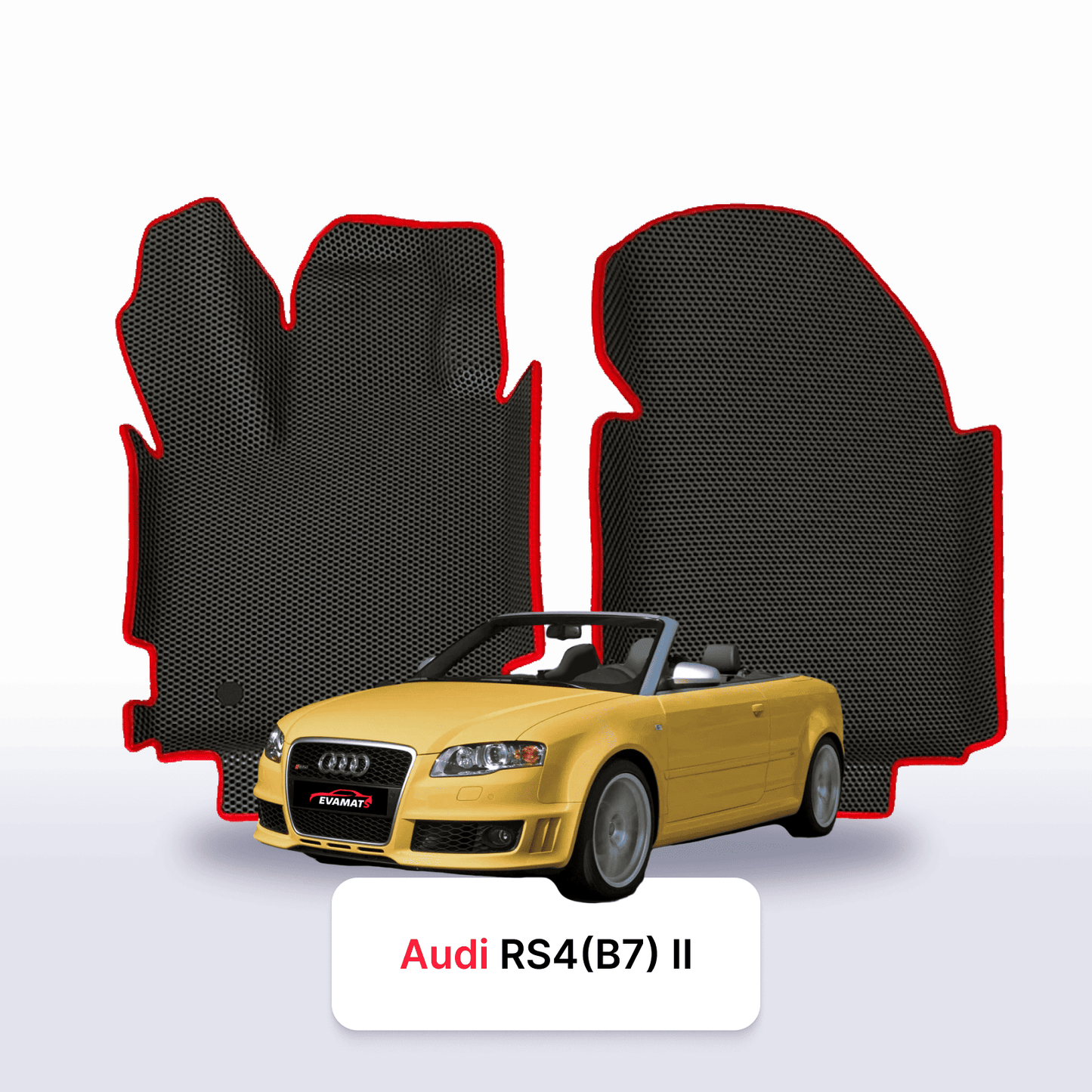 Fußmatten EVAMATS für Audi RS 4(B7) 2 Gen 2005-2009 Jahr CABRIO