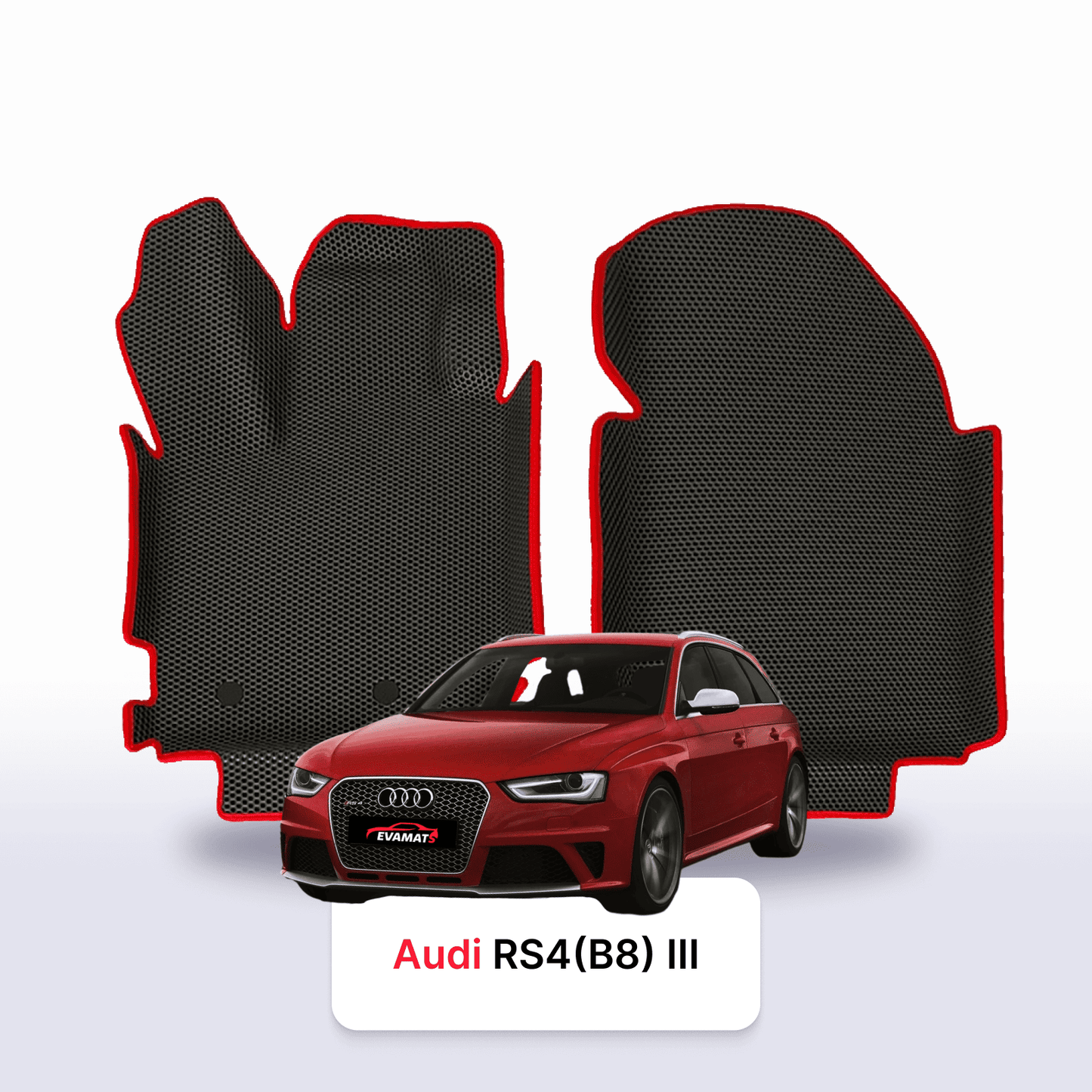 Fußmatten EVAMATS für Audi RS 4(B8) 3. Generation 2012-2015 Jahr STATION WAGON