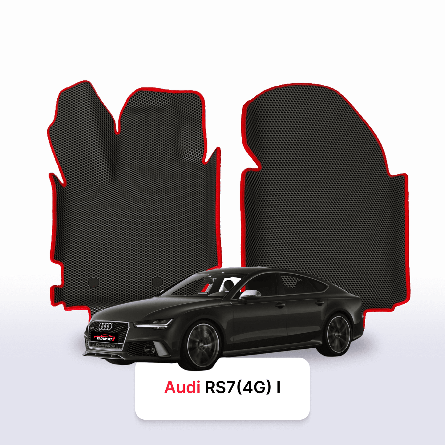Fußmatten EVAMATS für Audi RS 7 Sportback (4G) 1. Generation 2013-2018 Jahr LIFTBACK