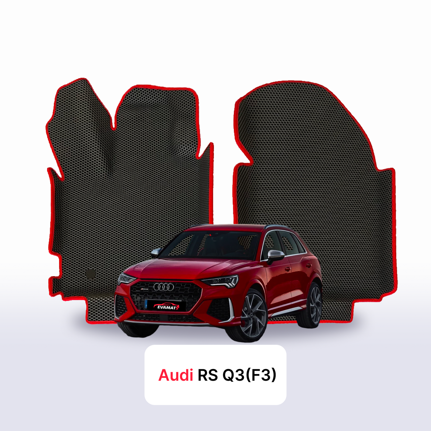 Fußmatten EVAMATS für Audi RS Q3(F3) 2. Generation 2019–2025, SUV
