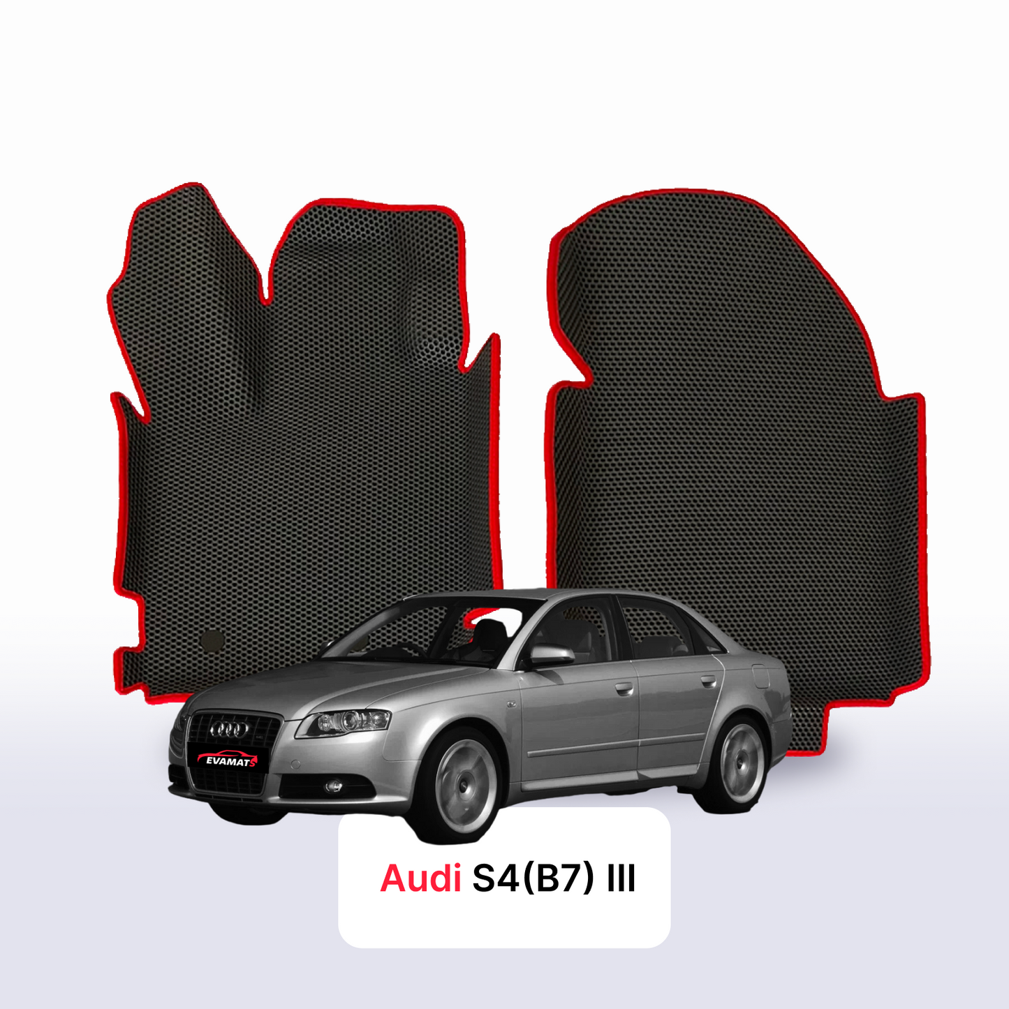 Fußmatten EVAMATS für Audi S4 (B7) 3. Generation 2004–2008, Limousine