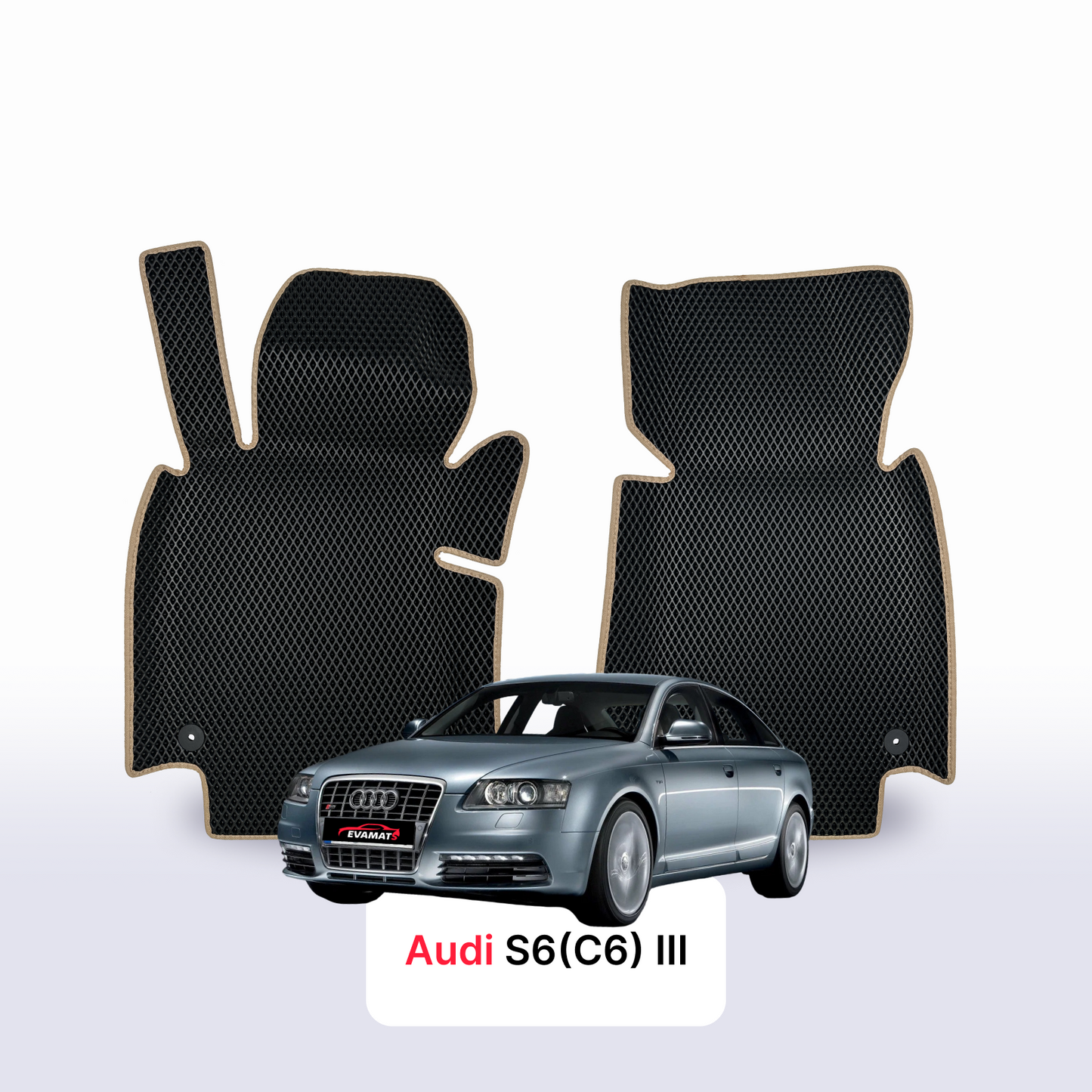 Fußmatten EVAMATS für Audi S6(C6) 3. Generation 2005–2011, Limousine