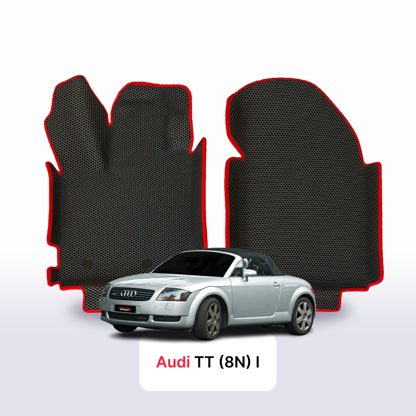 Fußmatten EVAMATS für Audi TT (8N) 1. Generation 1998-2006 Jahr CABRIO