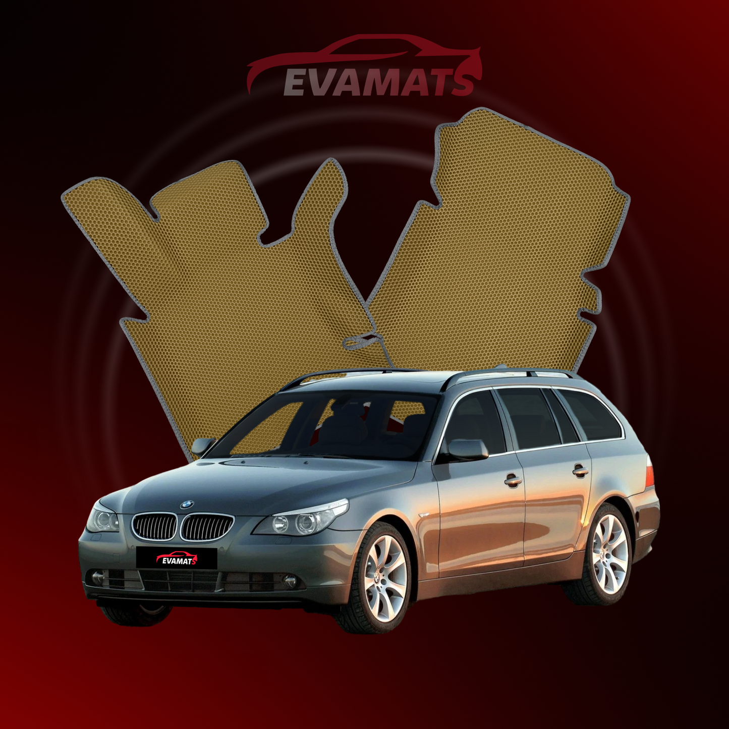 Fußmatten EVAMATS für BMW 5 (E61) 5. Generation 2003-2010 Jahr Kombi