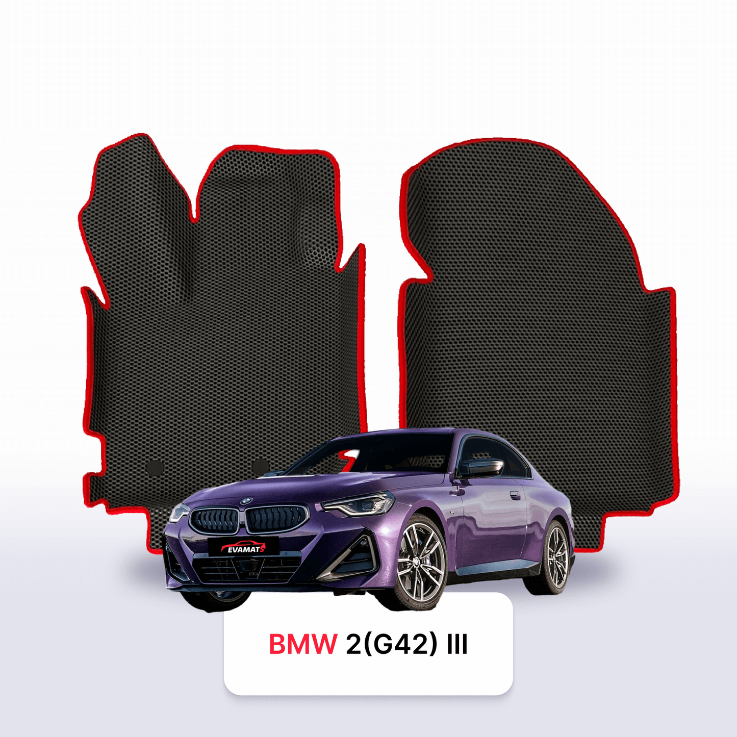 Fußmatten EVAMATS für BMW 2(G42) 3. Generation 2021-2025 Jahr COUPE