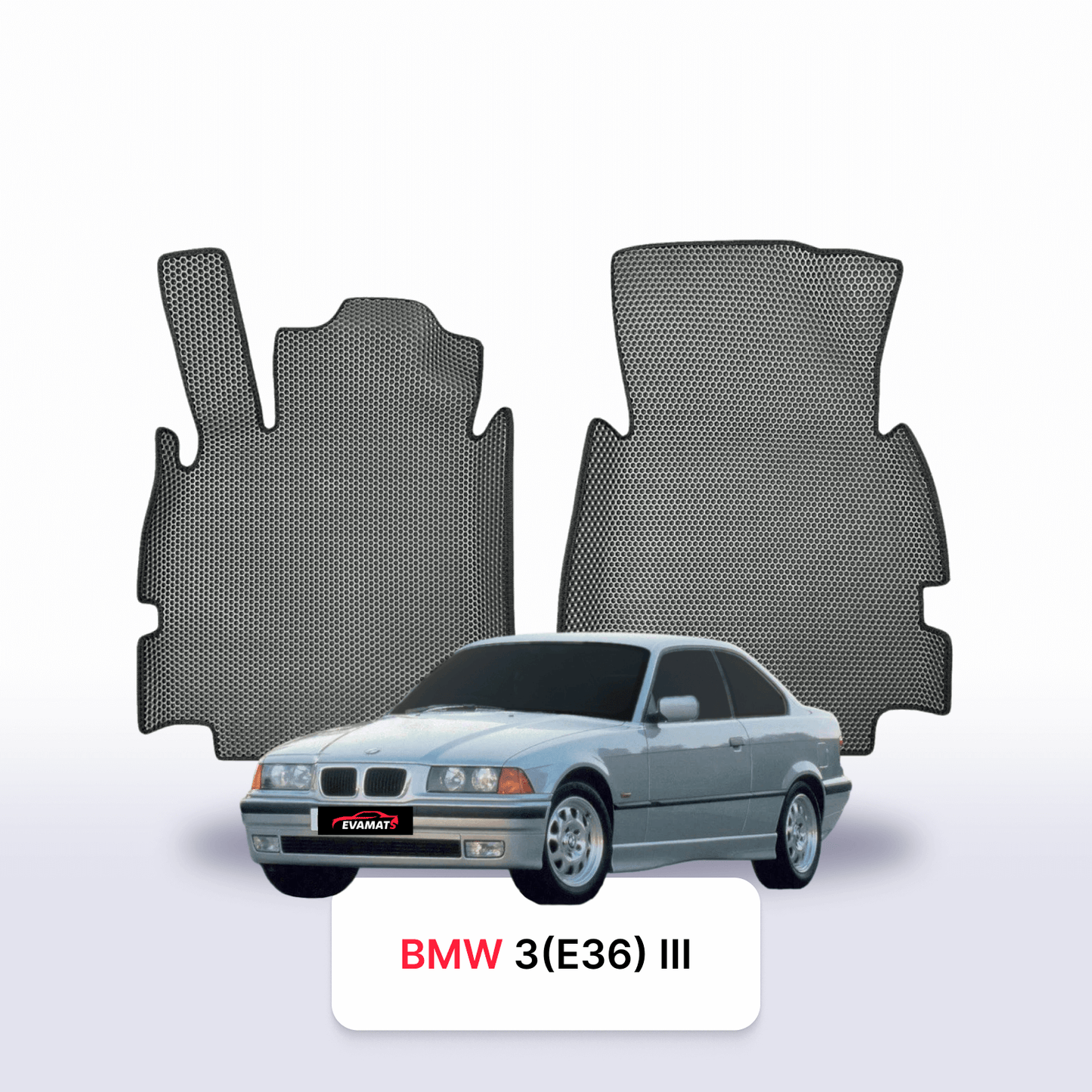 Fußmatten EVAMATS für BMW 3(E36) 3. Generation 1990-1999 Baujahr COUPE