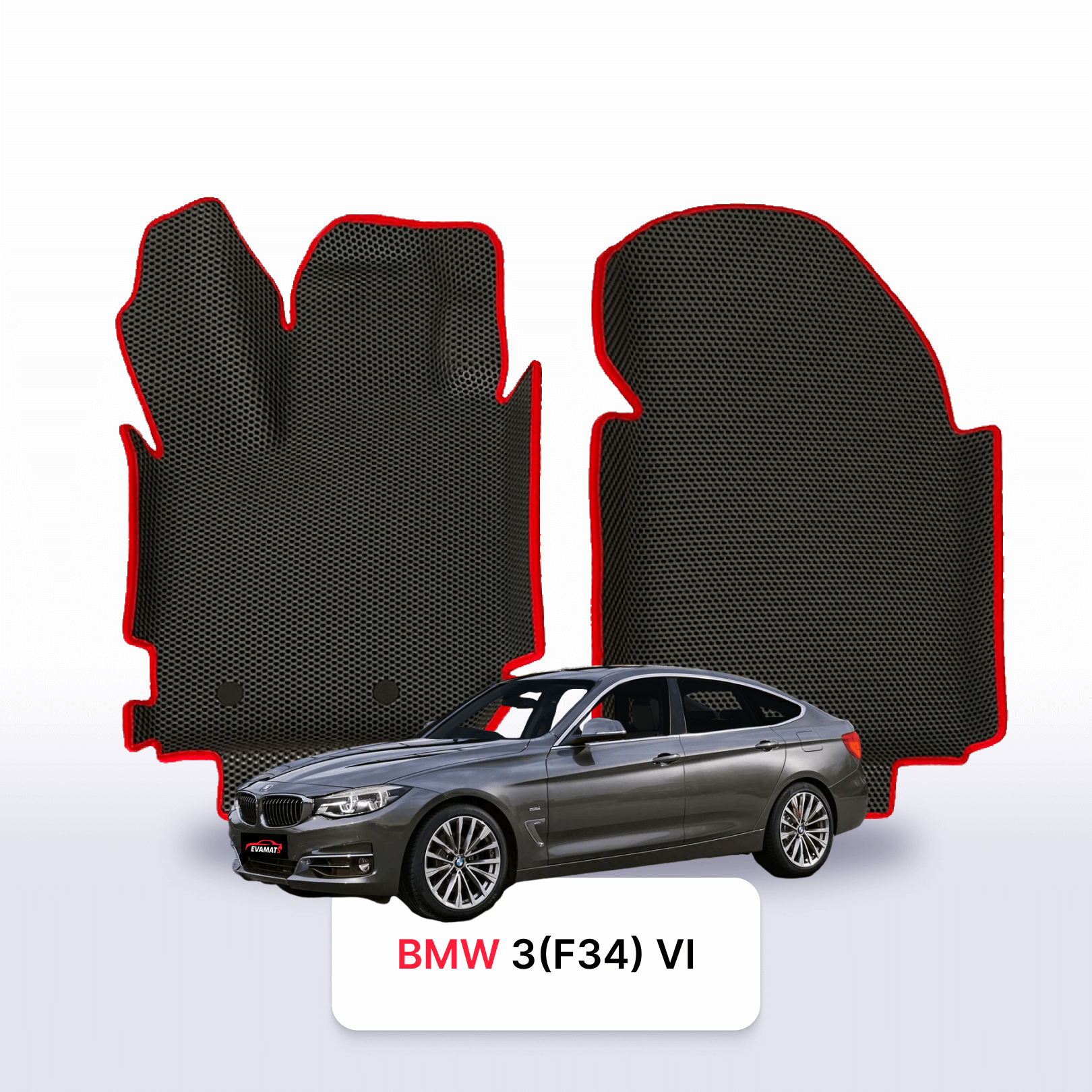 Fußmatten EVAMATS für BMW 3(F34) 6 Gen 2011-2020 Jahr GRAN TURISMO LIFTBACK Fußmatten EVAMATS für BMW 3(F34) 6 Gen 2011-2020 Jahr GRAN TURISMO LIFTBACK