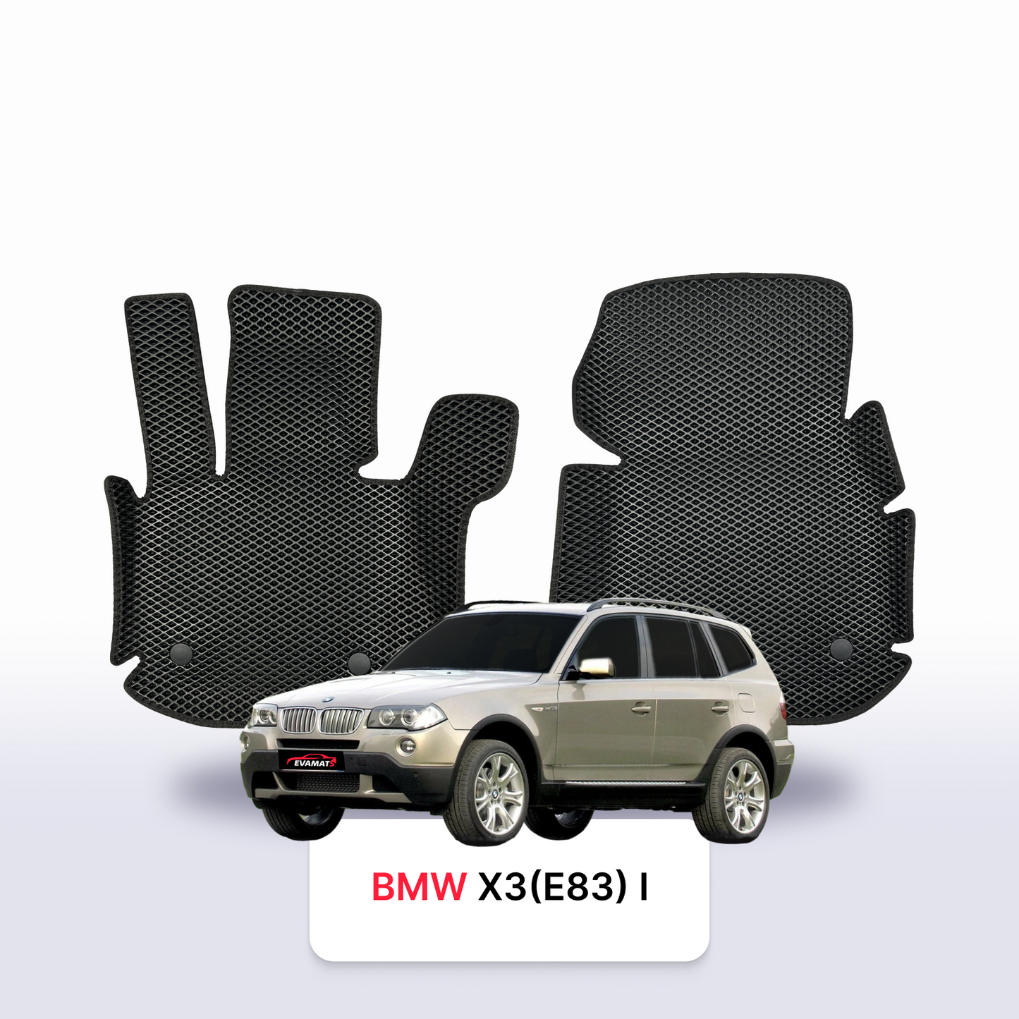 Fußmatten EVAMATS für BMW X3(E83) 1. Generation 2003–2010, SUV