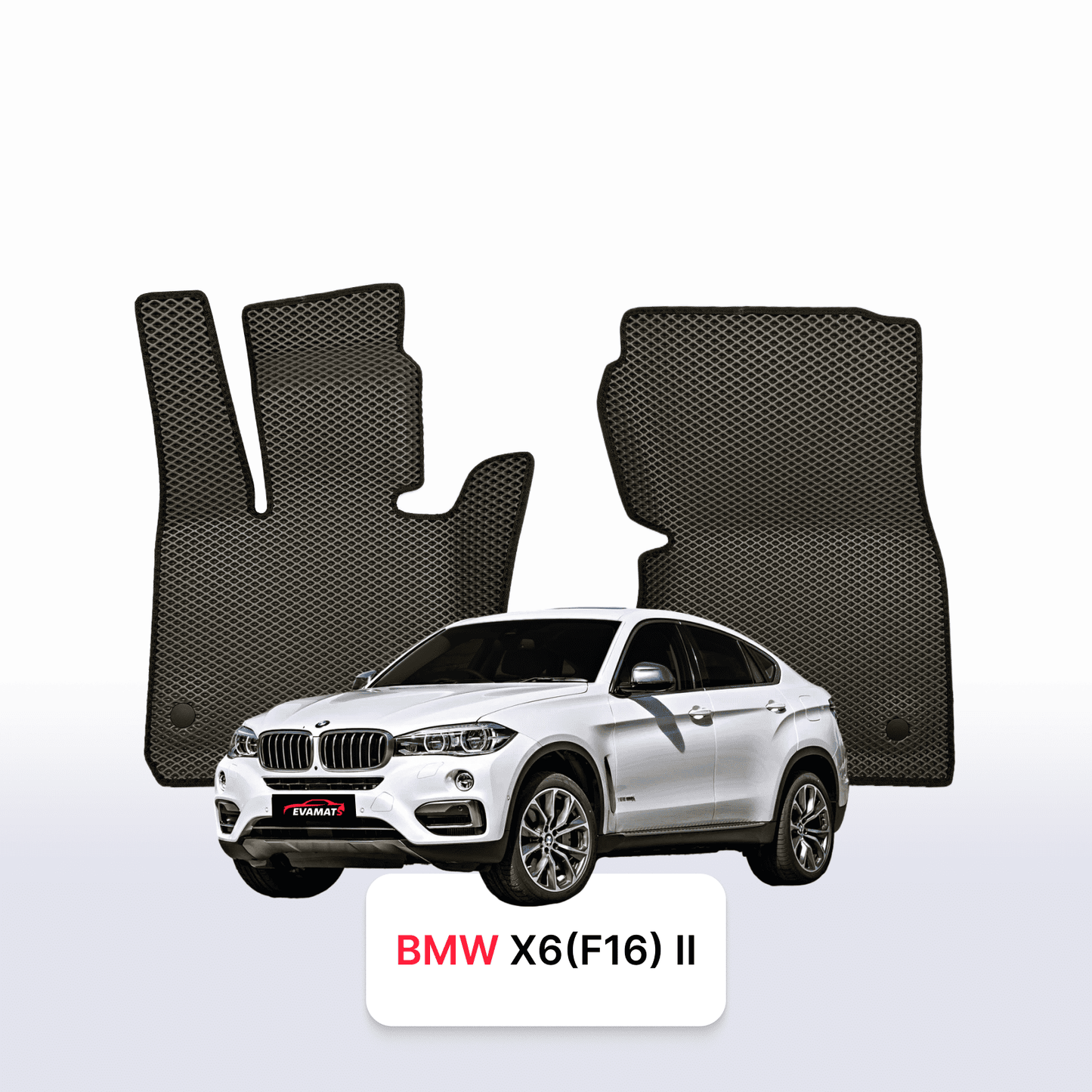 Fußmatten EVAMATS für BMW X6(F16) 2. Generation 2014-2019 SUV