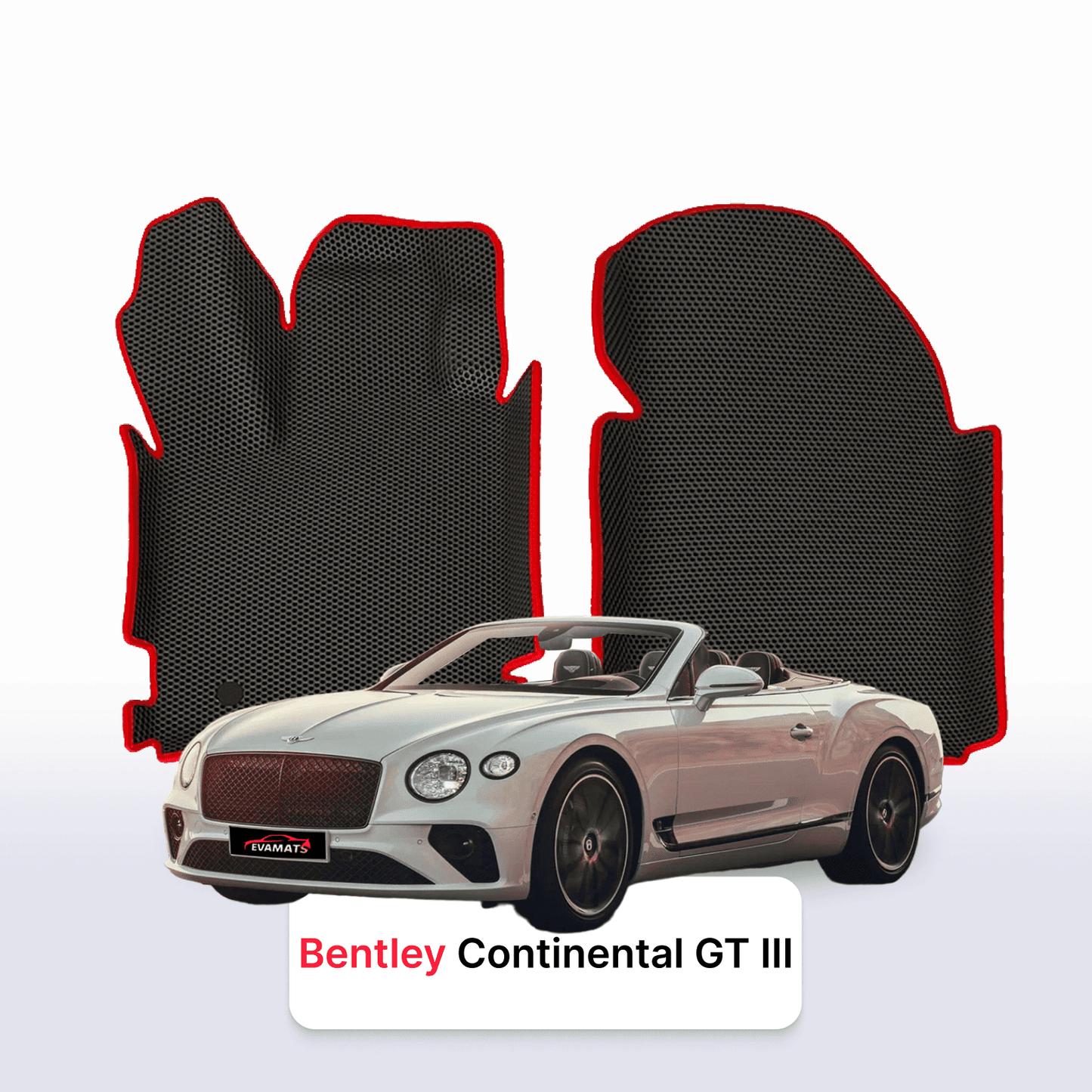 Fußmatten EVAMATS für Bentley Continental GT 3 Gen 2017-2025 Jahr CABRIO