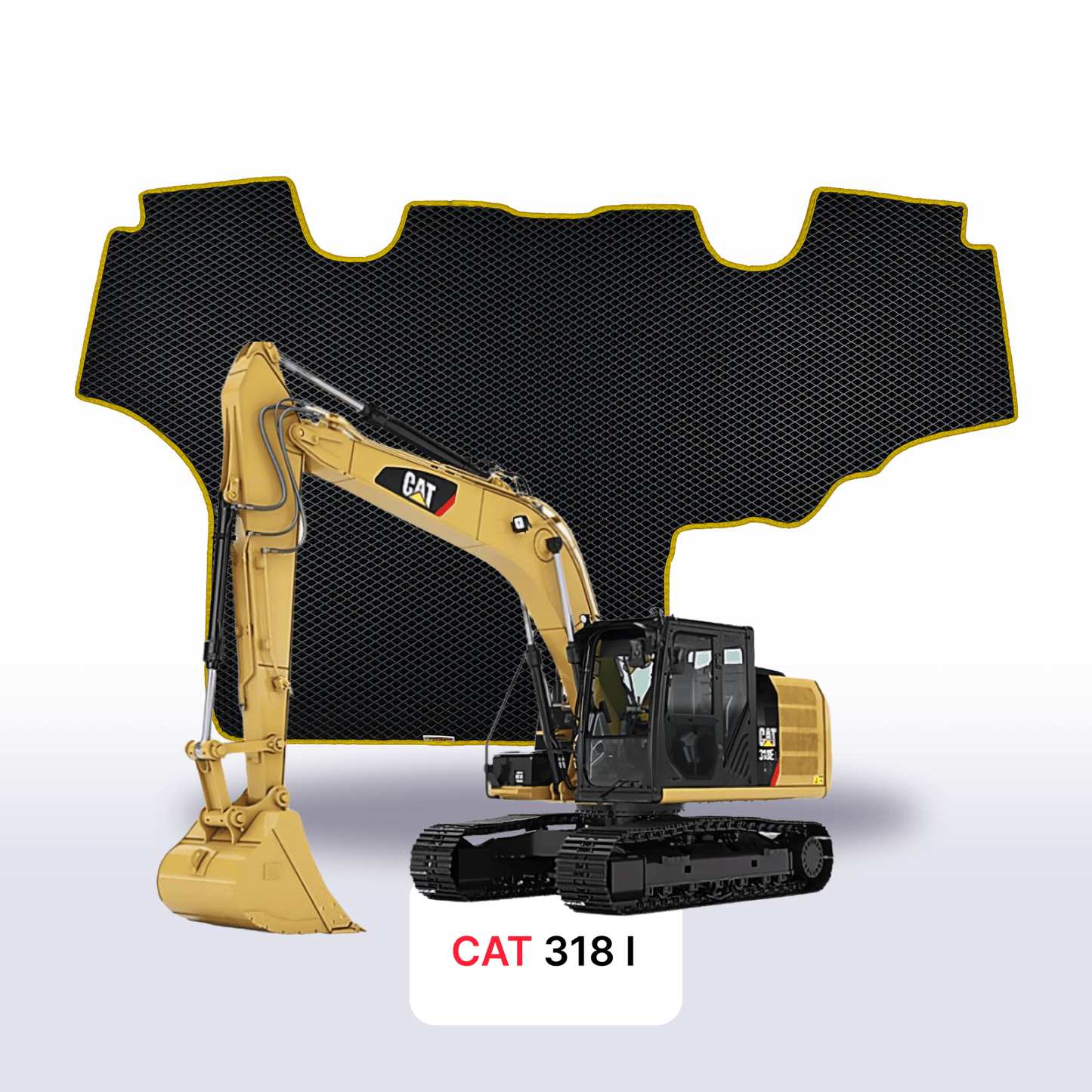 Fußmatten EVAMATS für CAT 318 1 Gen 2007-2023 Jahr DIGGER