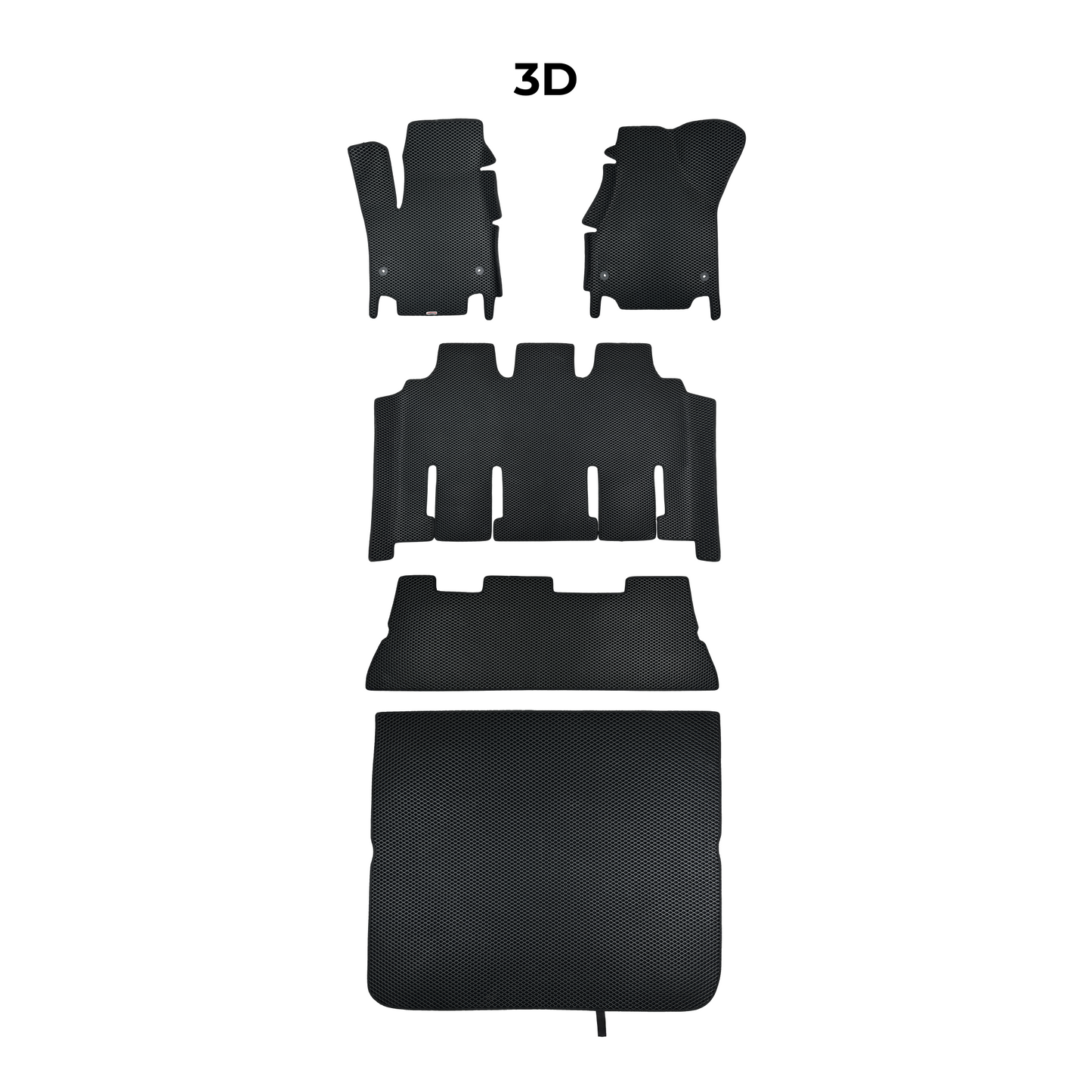 Fußmatten EVAMATS für Chrysler Voyager Grand 5 Gen 2007-2016 Jahr MINIVAN