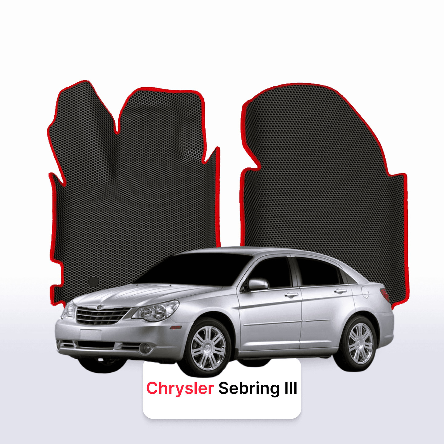 Fußmatten EVAMATS für Chrysler Sebring 3 Gen 2006-2010 Jahr Limousine