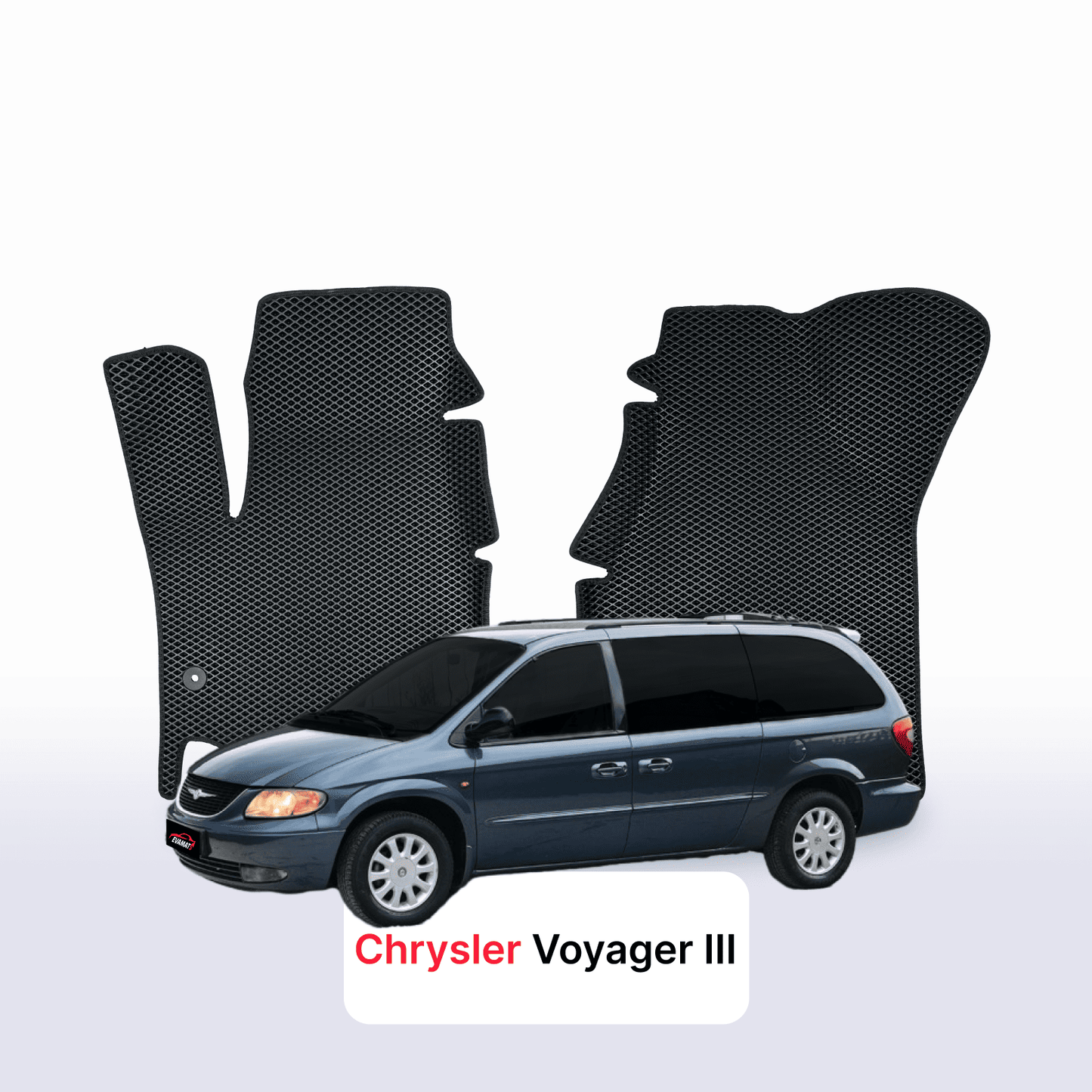 Fußmatten EVAMATS für Chrysler Voyager 3 Gen 1995-2001 Jahr MINIVAN