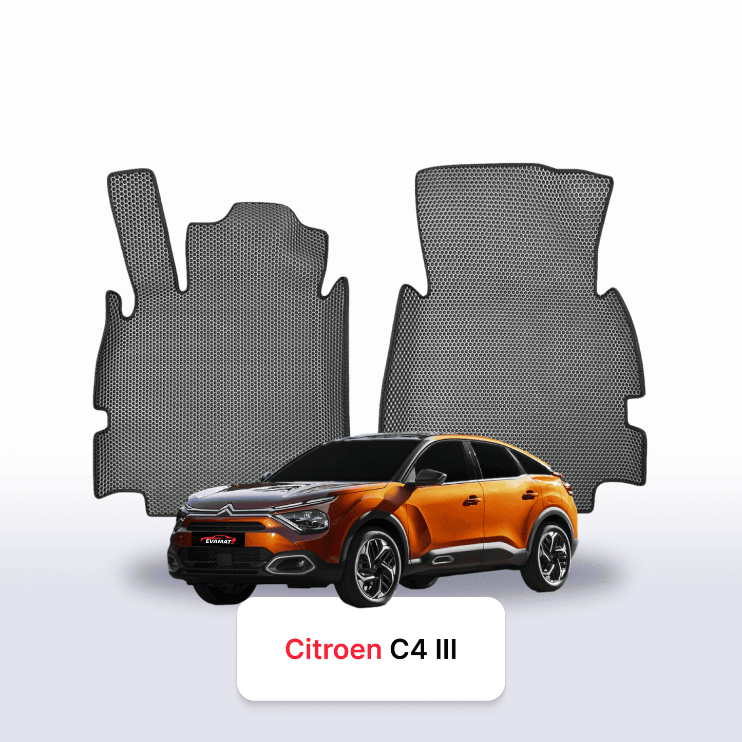 Fußmatten EVAMATS für Citroen C4-ё4 3. Generation 2020-2025 Jahr FLIEßHECK 5-Türer