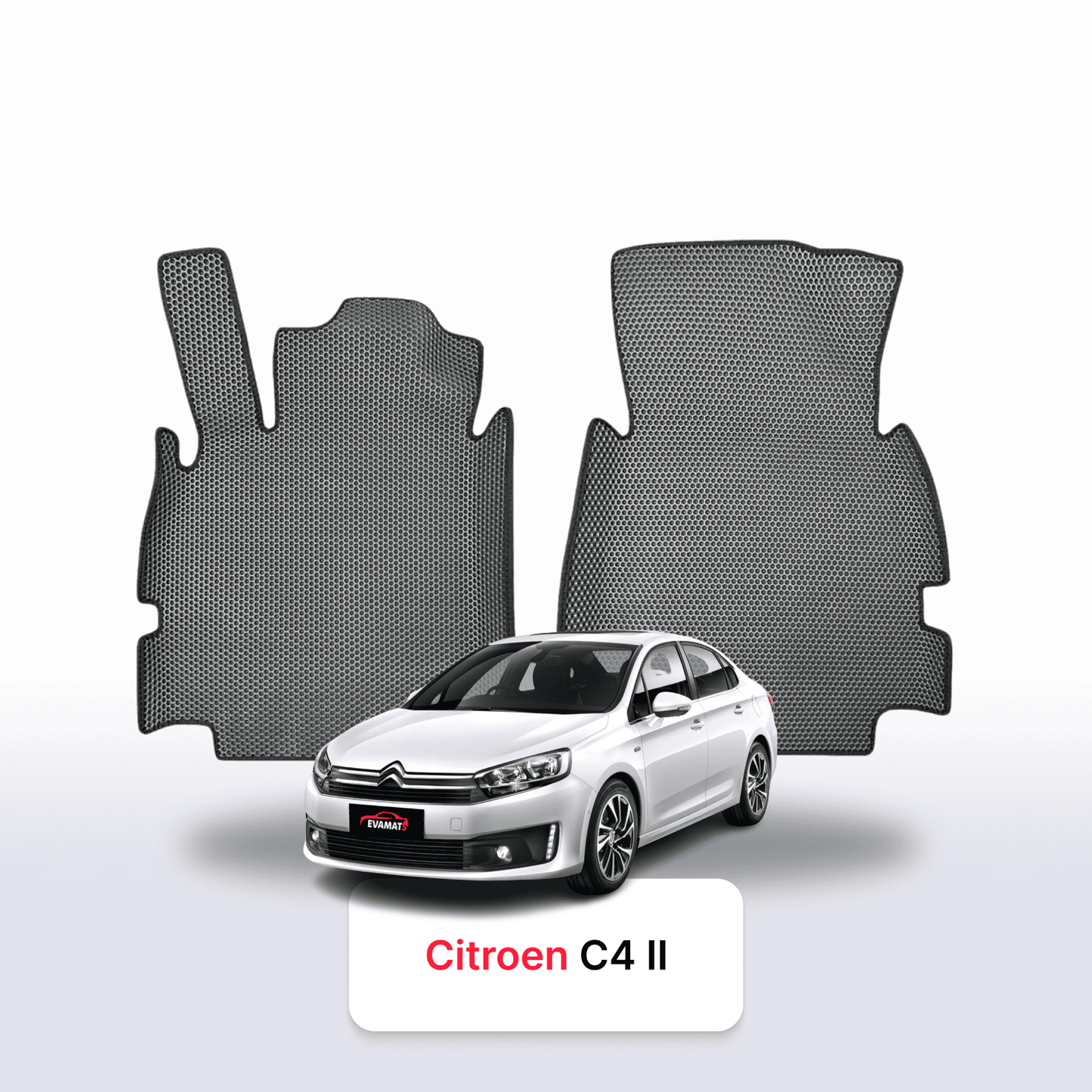 Fußmatten EVAMATS für Citroen C4 2. Generation 2015-2023 Jahr Limousine