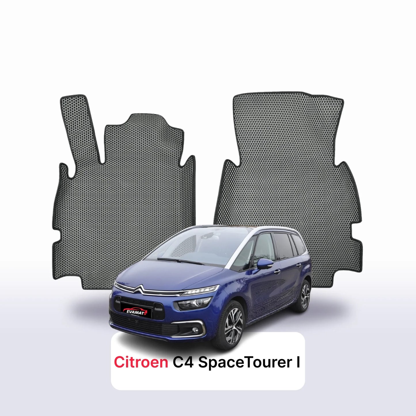 Fußmatten EVAMATS für Citroen C4 SpaceTourer I Gen 2018-2022 Jahr MINIVAN 5-Sitzer
