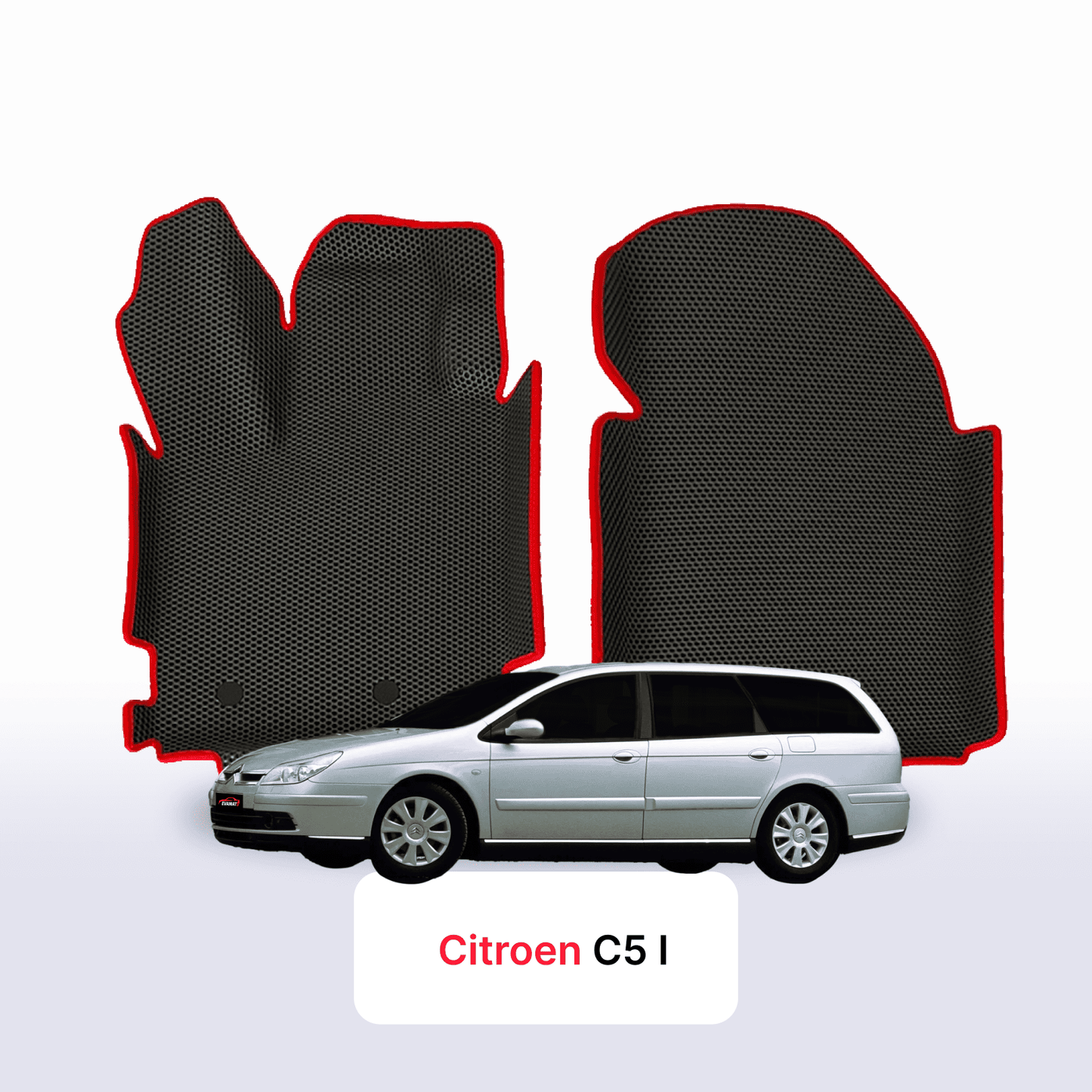 Fußmatten EVAMATS für Citroen C5 1. Generation 2000-2008 Jahr Kombi