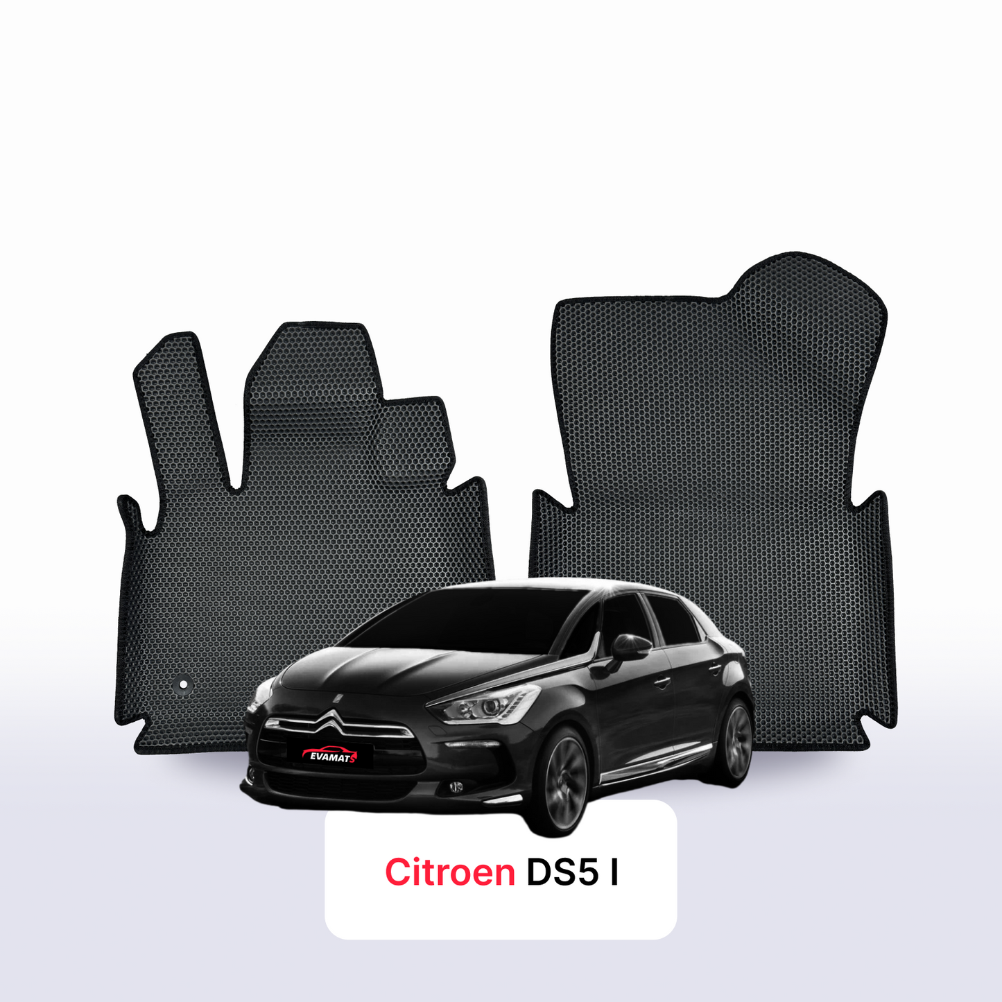 Fußmatten EVAMATS für Citroen DS5 1. Generation 2011-2018 Jahr FLIEßHECK 5-Türer