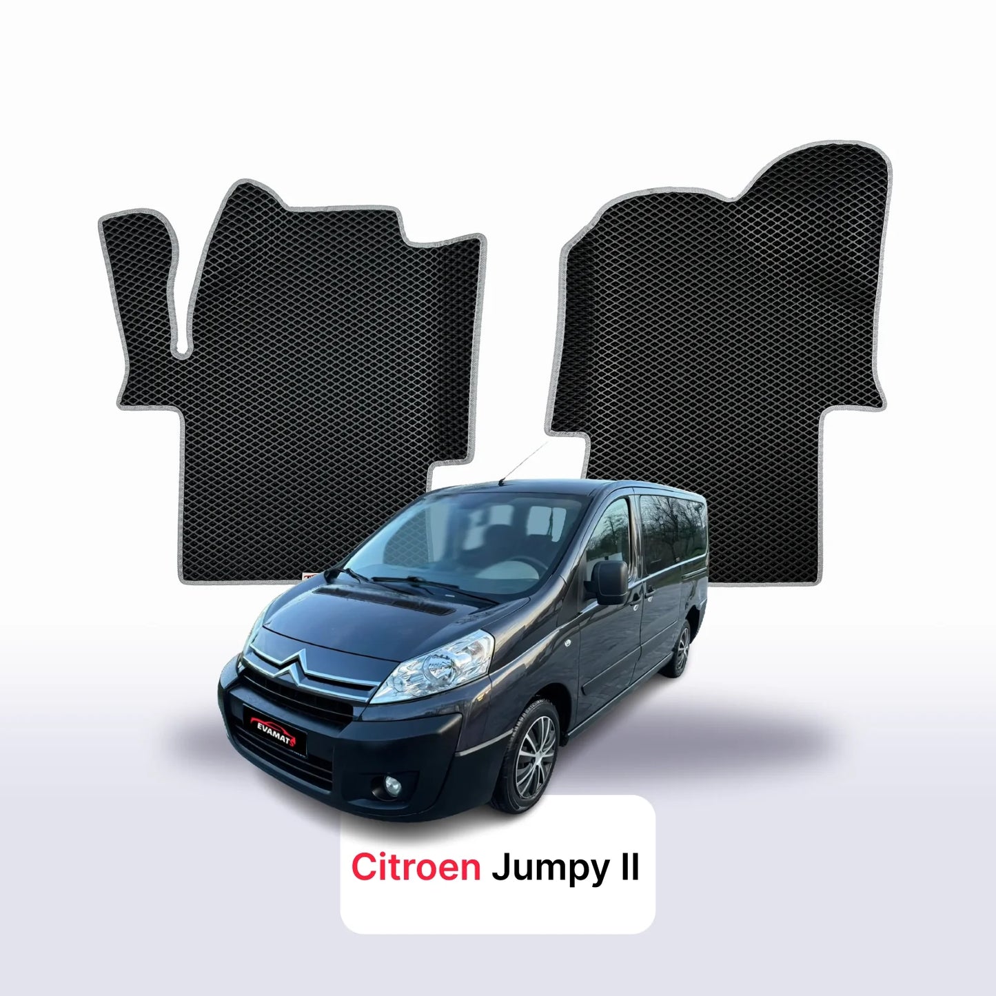 Fußmatten EVAMATS für Citroen Jumpy 1 Gen 2006-2016 Jahr BUS