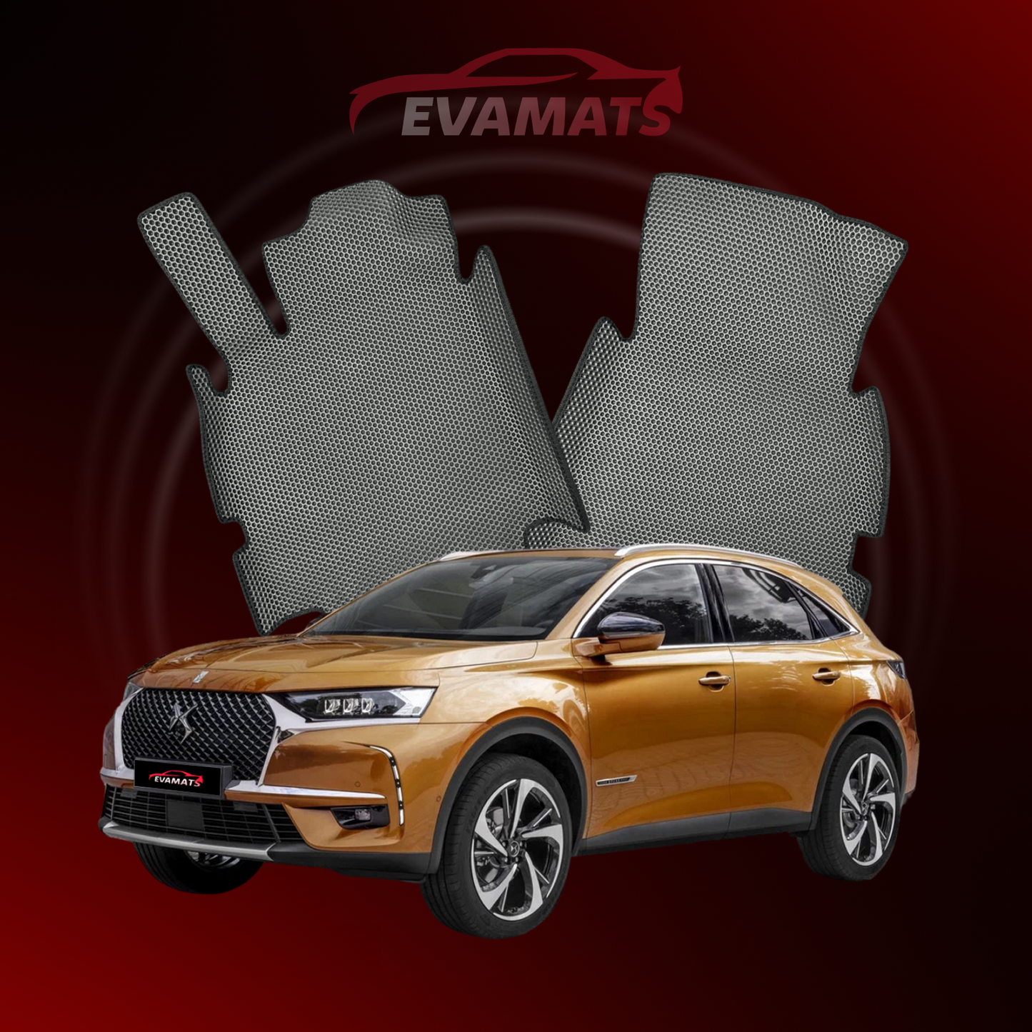 Fußmatten EVAMATS für DS 7 Crossback 1 Gen 2017-2025 Jahr SUV