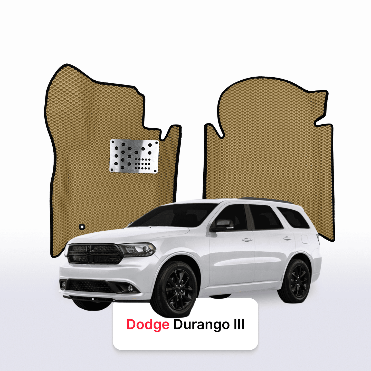 Fußmatten EVAMATS für Dodge Durango 3 Gen 2010-2025 Jahr SUV