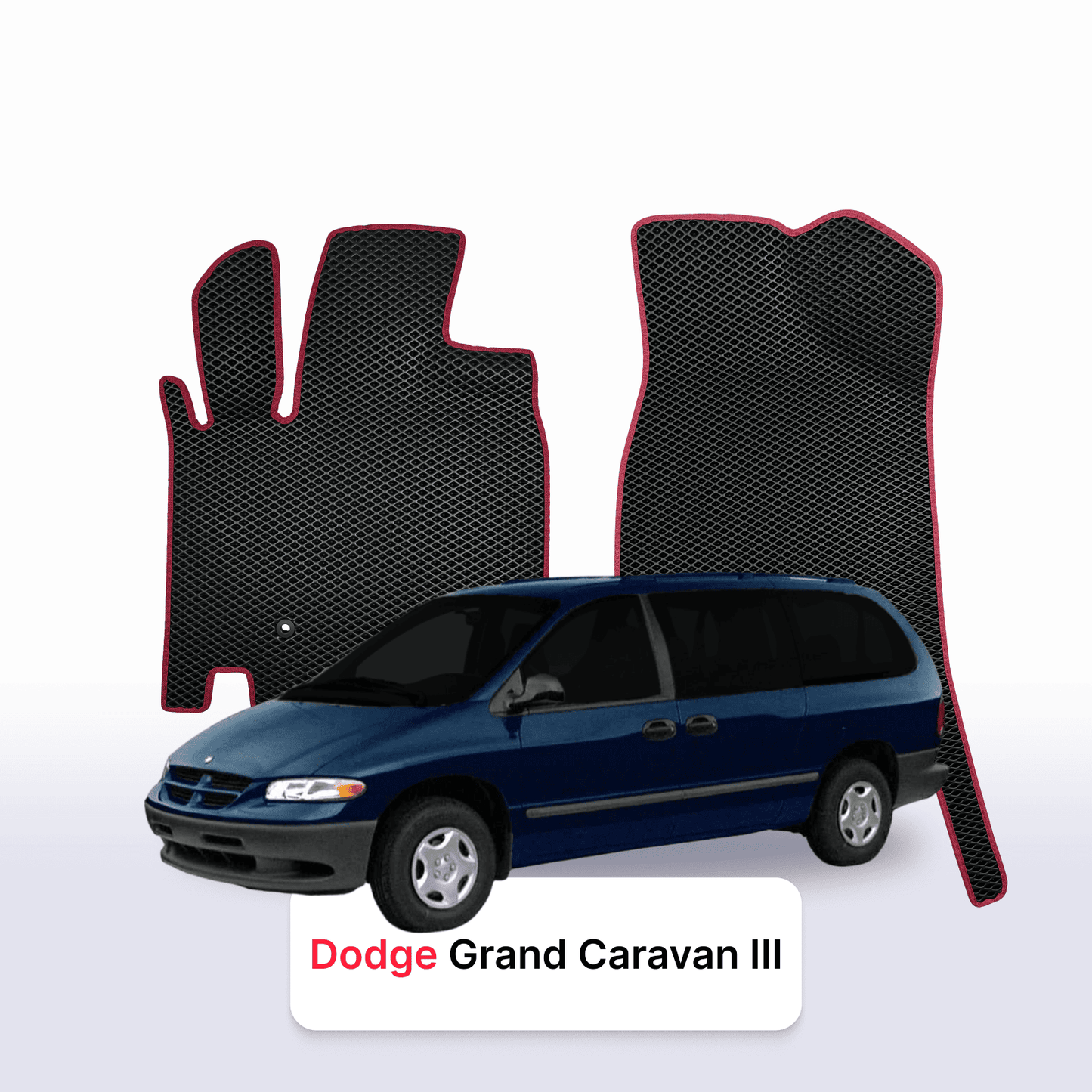 Fußmatten EVAMATS für Dodge Grand Caravan 3 Gen 1995-2000 Jahr MINIVAN