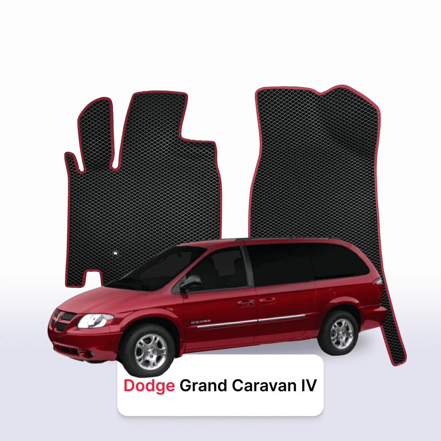 Fußmatten EVAMATS für Dodge Grand Caravan 4 Gen 2000-2007 Jahr MINIVAN
