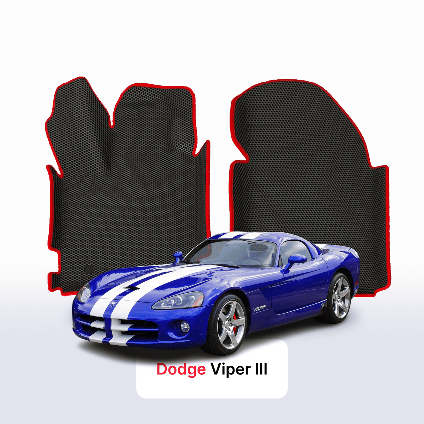 Fußmatten EVAMATS für Dodge Viper 3 Gen 2002-2007 Jahr COUPE