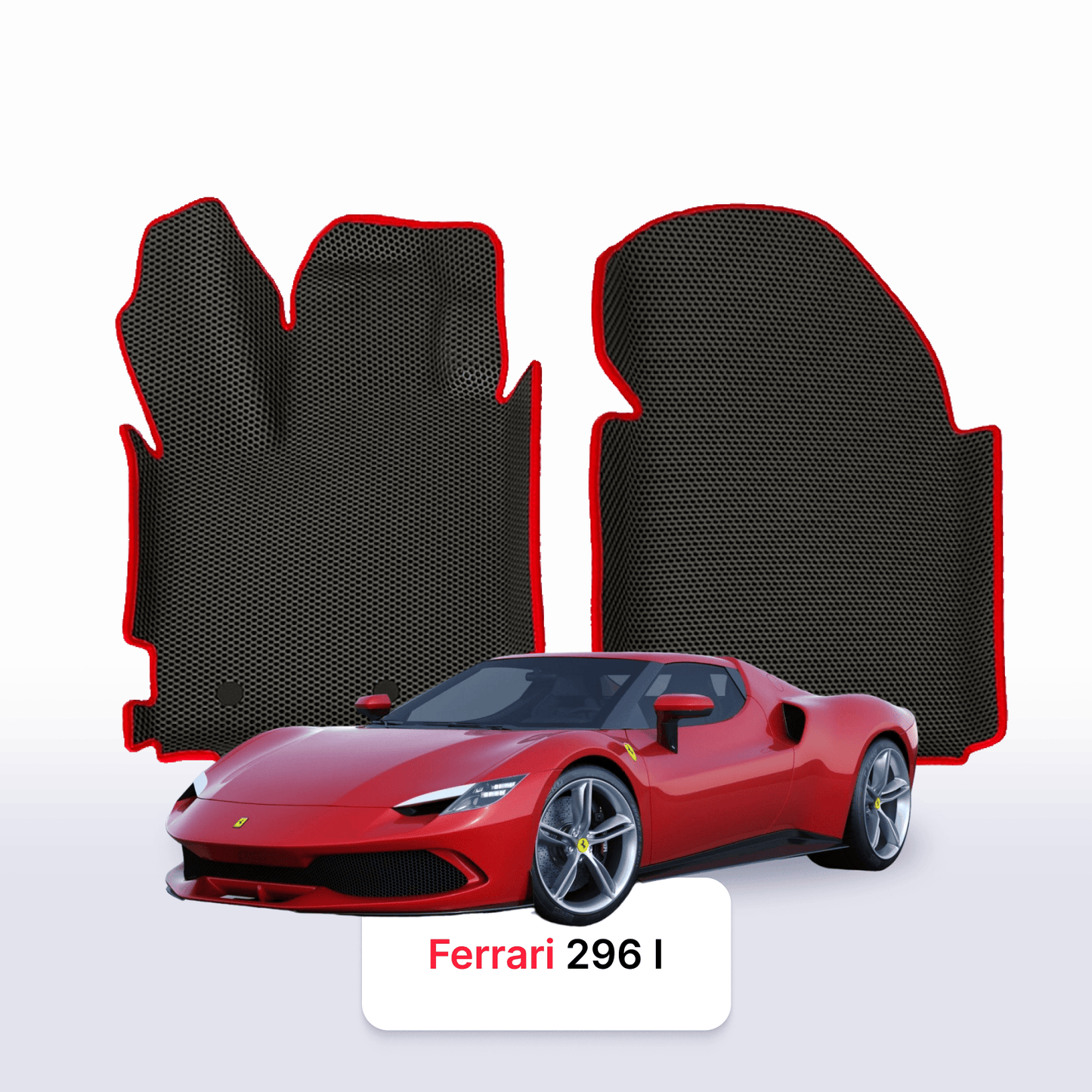 Fußmatten EVAMATS für Ferrari 296 1 Gen 2021-2025 Jahr Hybrid COUPE