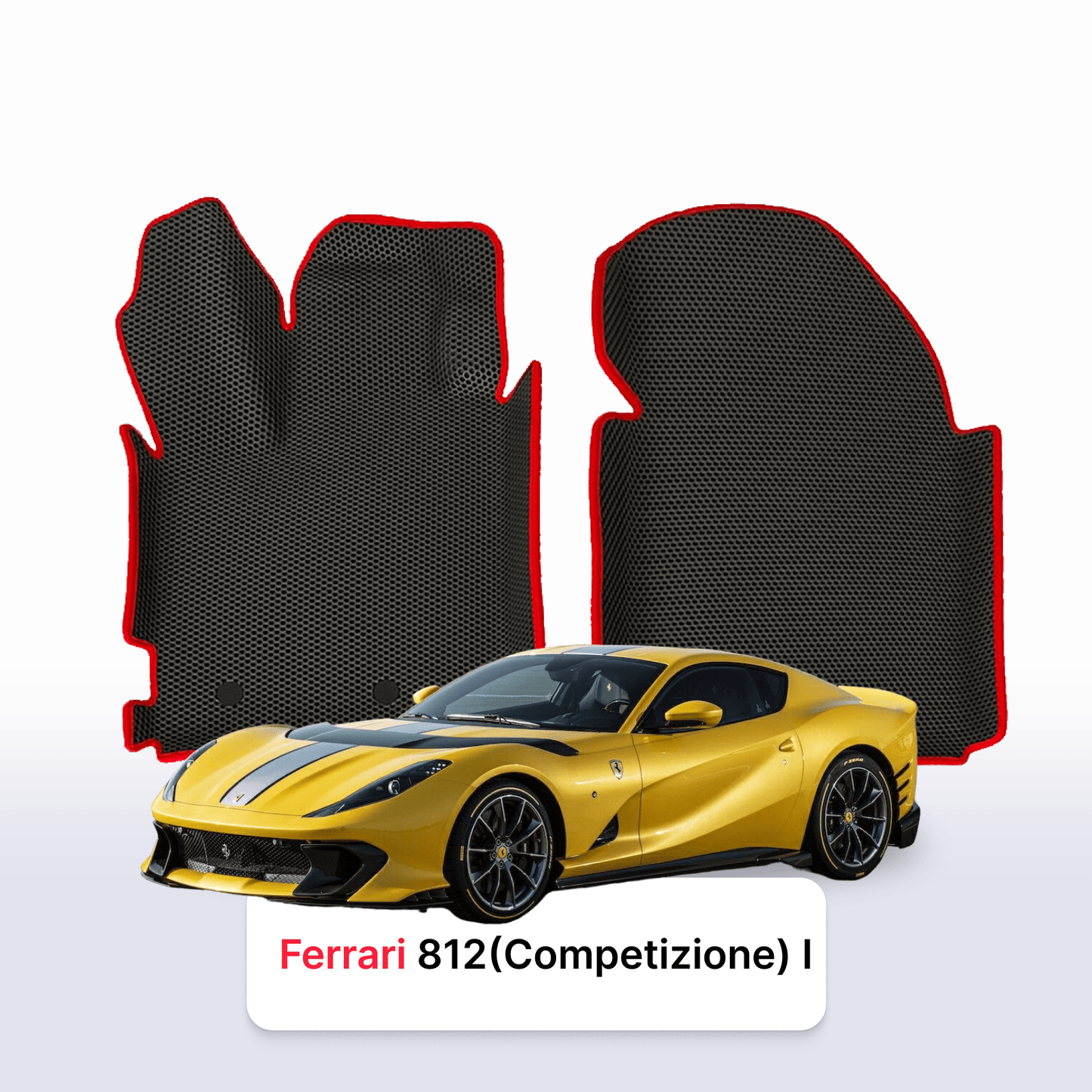 Fußmatten EVAMATS für Ferrari 812 (Competizione) 1. Generation 2017-2024 Jahr COUPE