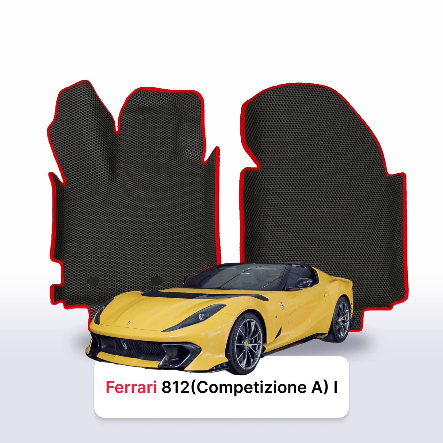 Fußmatten EVAMATS für Ferrari 812 (Competizione A) 1. Generation 2017-2024 Jahr ROADSTER