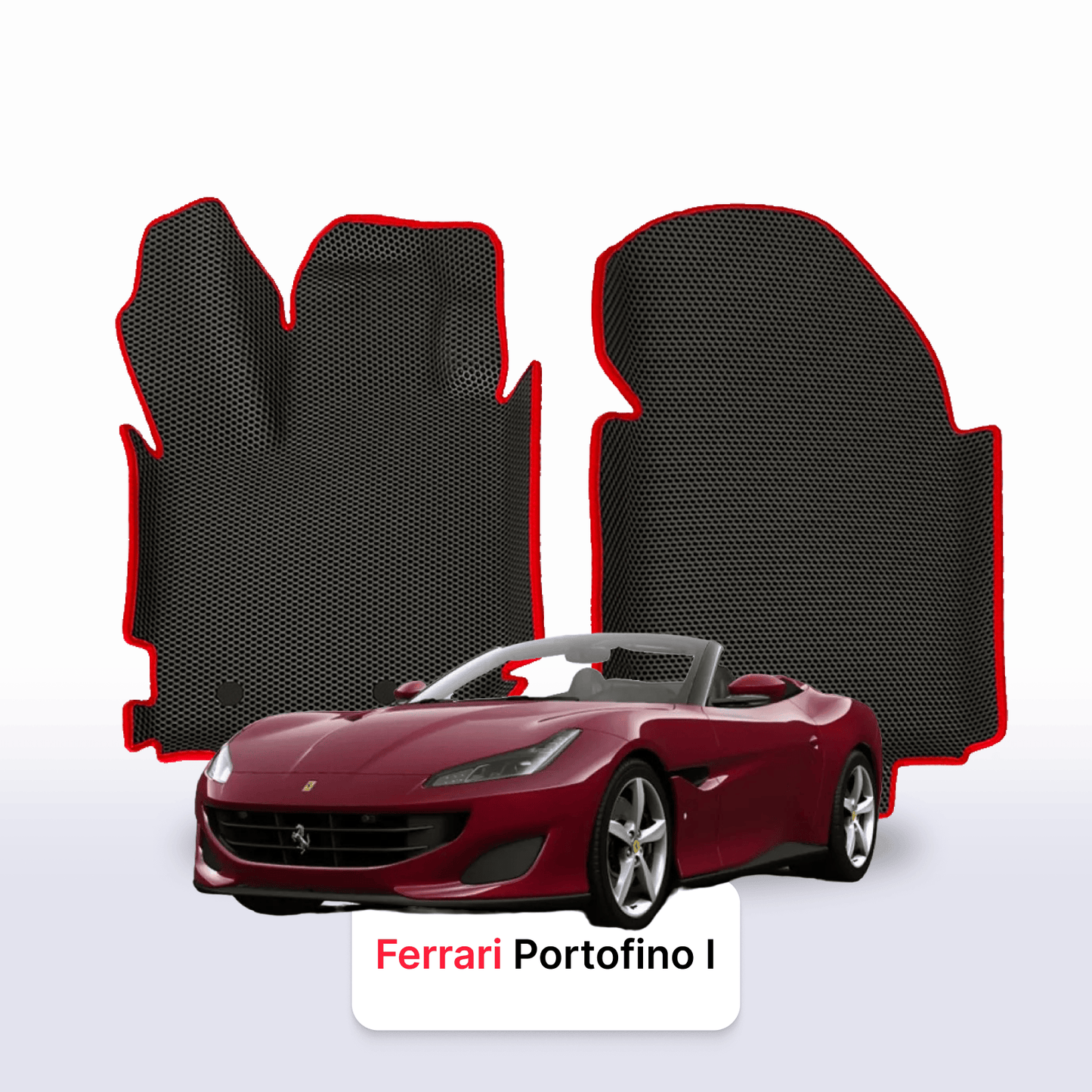 Fußmatten EVAMATS für Ferrari Portofino 1 Gen 2017-2023 Jahr CABRIO