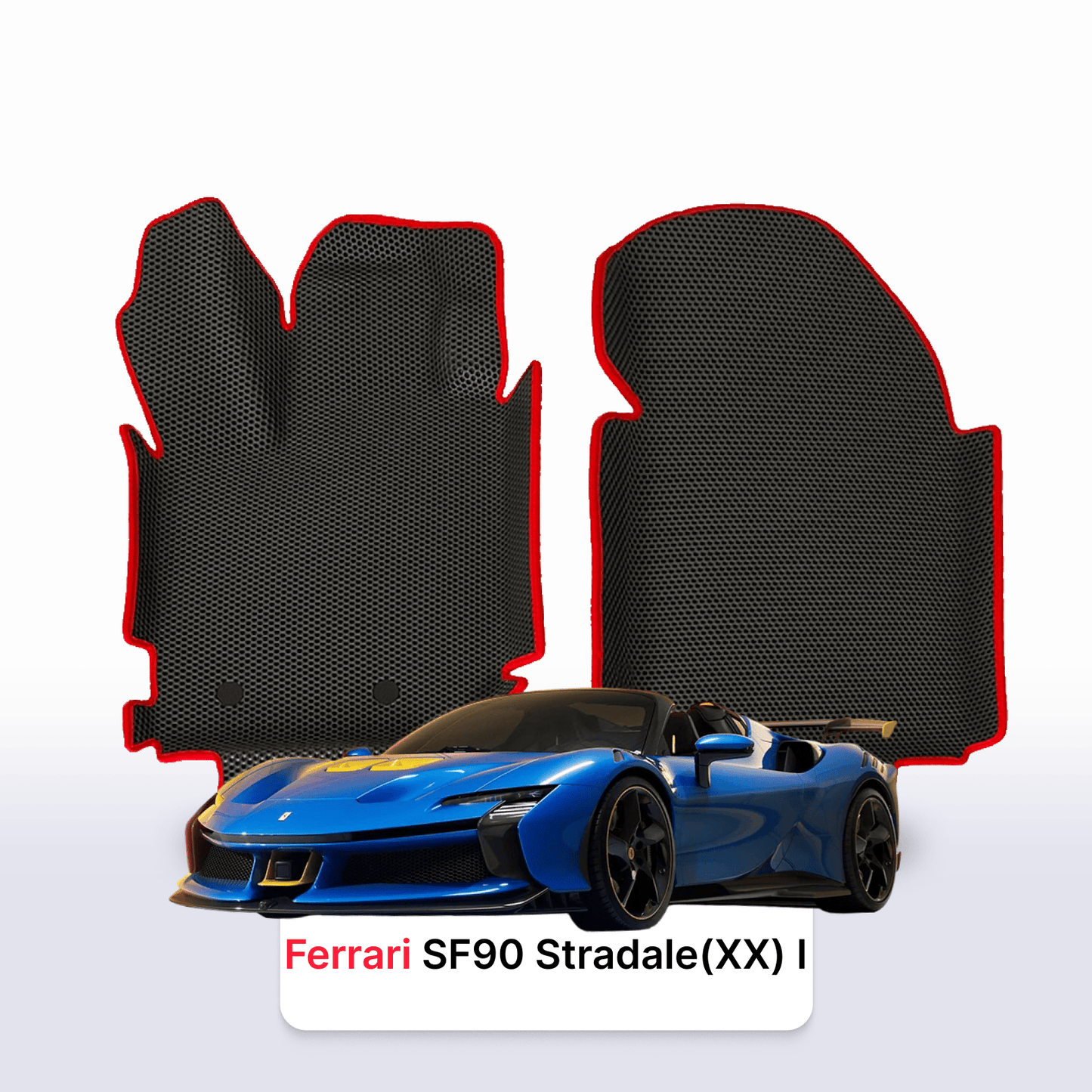 Fußmatten EVAMATS für Ferrari SF90 Stradale (XX) 1. Generation 2019-2025 Jahr Hybrid CABRIO