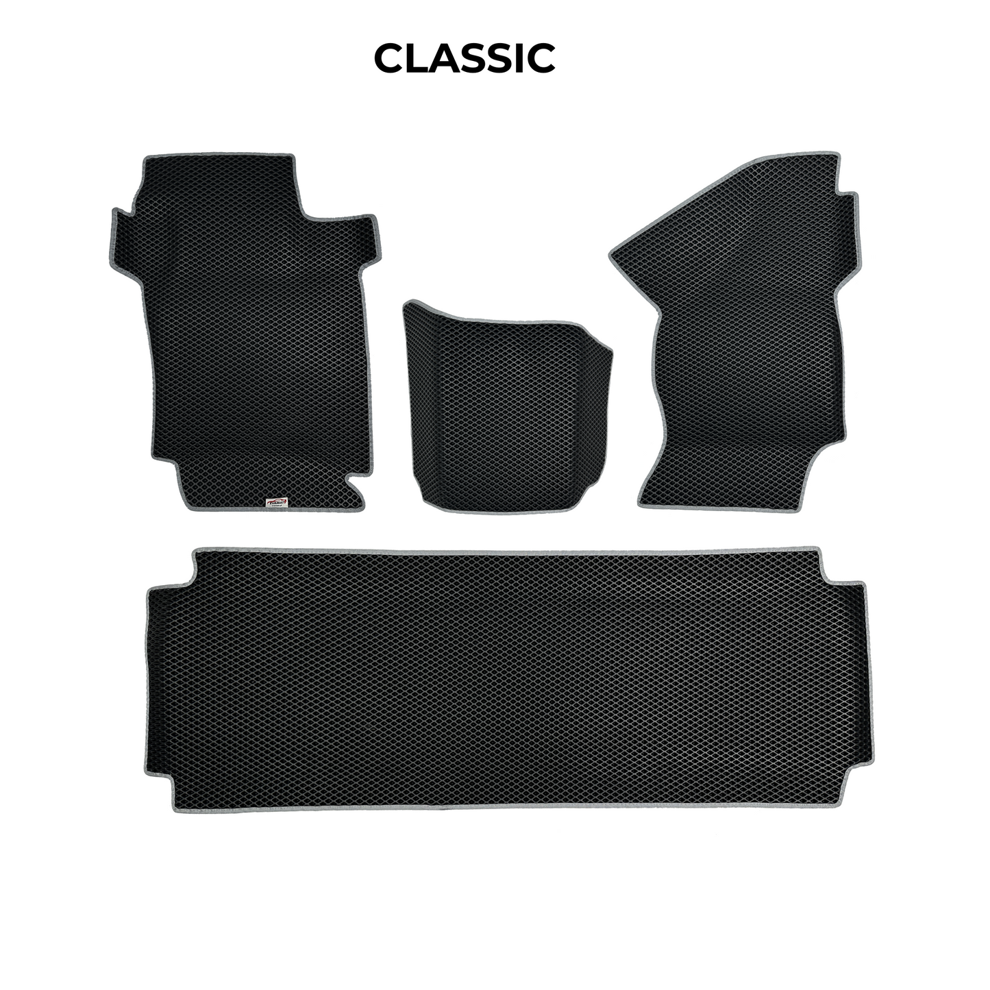 Fußmatten EVAMATS für Nissan Navara (D40)(Frontier) III Gen 2004-2015 Baujahr PICK-UP mit eineinhalb Kabinen