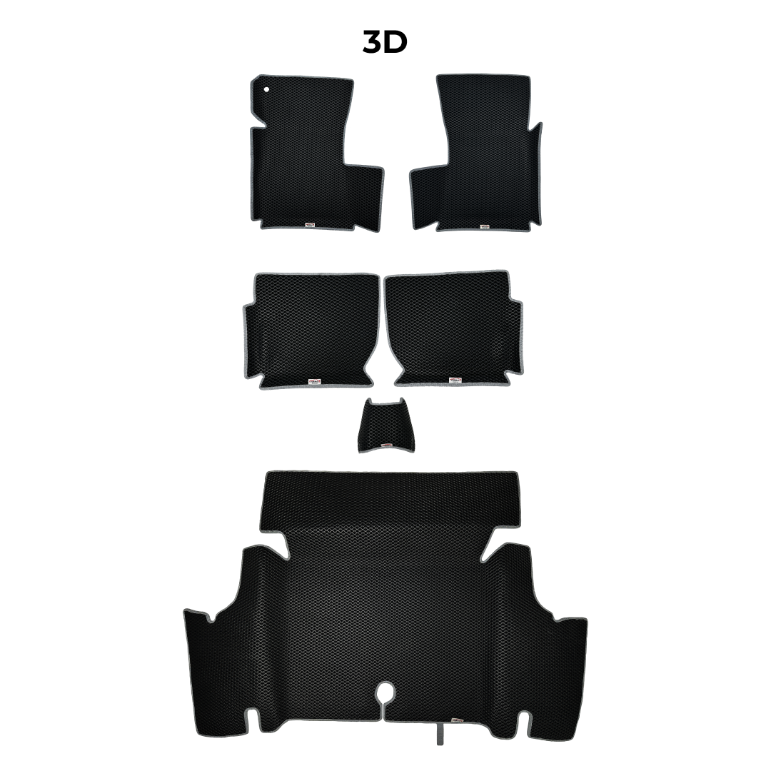 Fußmatten EVAMATS für Ford Mustang 4 Gen 1993-2004 Jahr COUPE