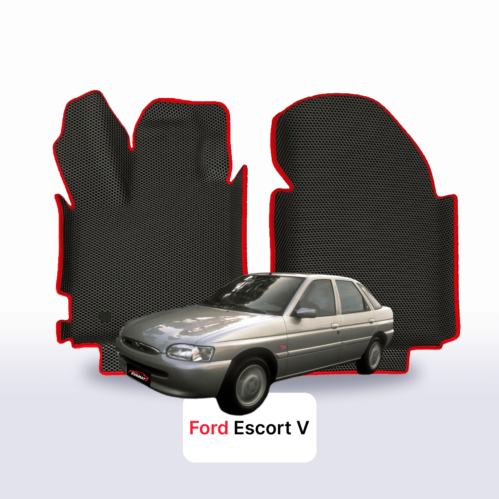 Fußmatten EVAMATS für Ford Escort 5. Generation 1995–2000, Fließheck, 5-türig Fußmatten EVAMATS für Ford Escort 5. Generation 1995–2000, Fließheck, 5-türig