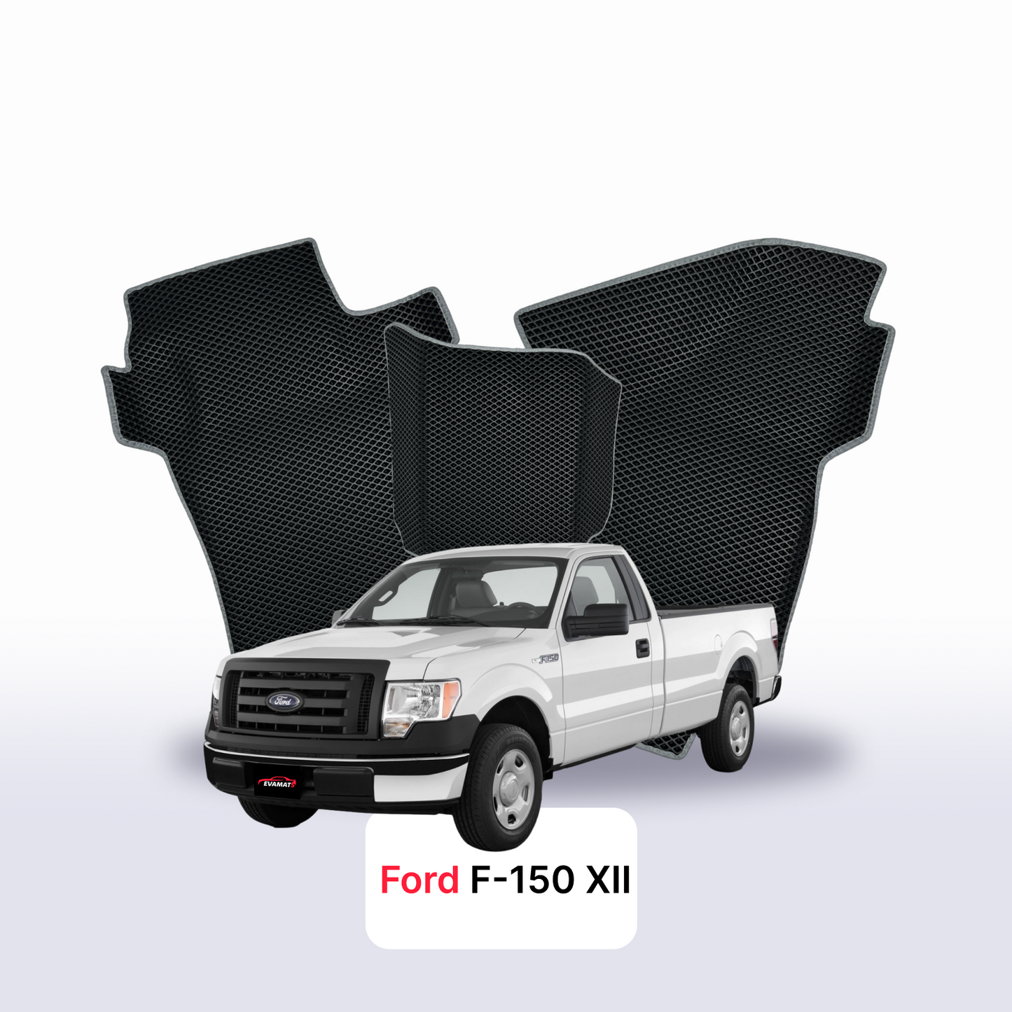 Fußmatten EVAMATS für Ford F-150 12 Gen 2008-2014 Jahr PICK-UP Einzelkabine