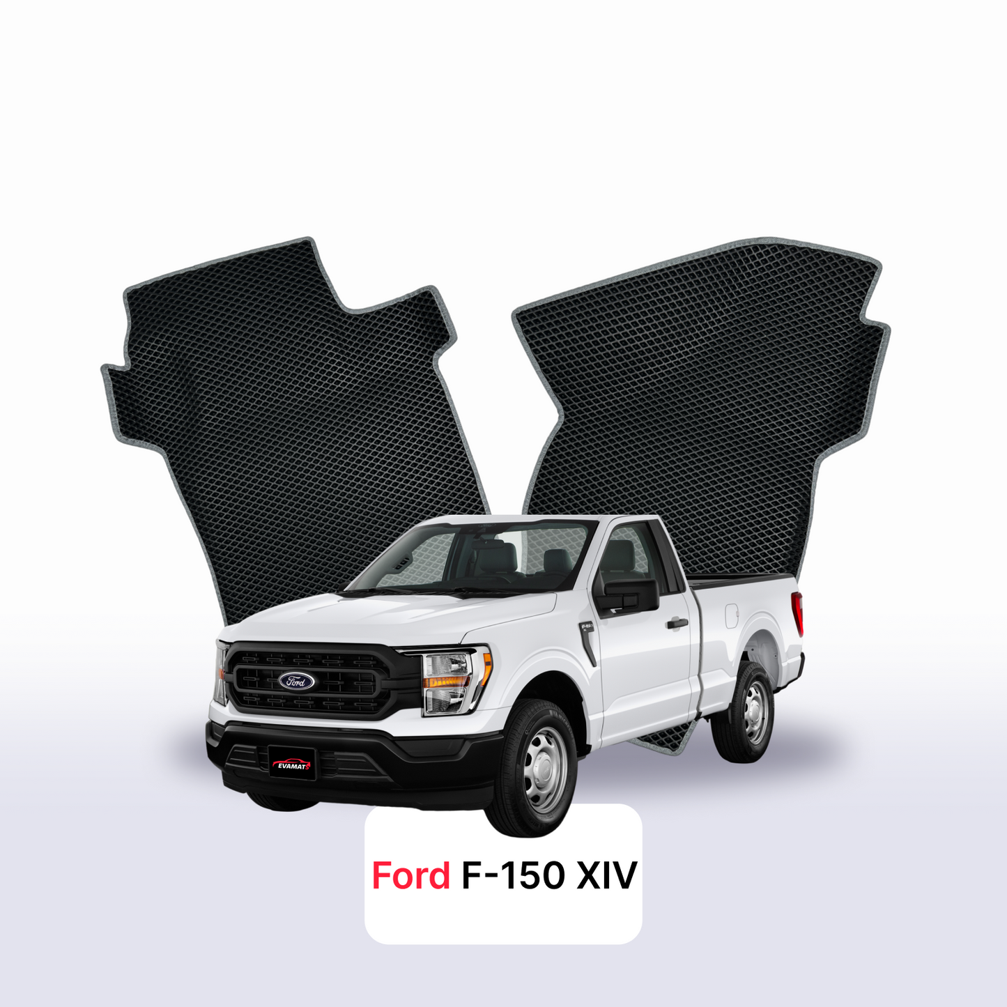 Fußmatten EVAMATS für Ford F-150 14. Generation 2020-2025 Jahr PICK-UP Einzelkabine