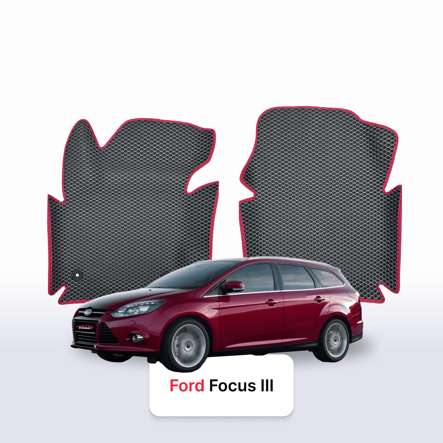Fußmatten EVAMATS für Ford Focus 3 Gen 2011-2018 Jahr STATION WAGON